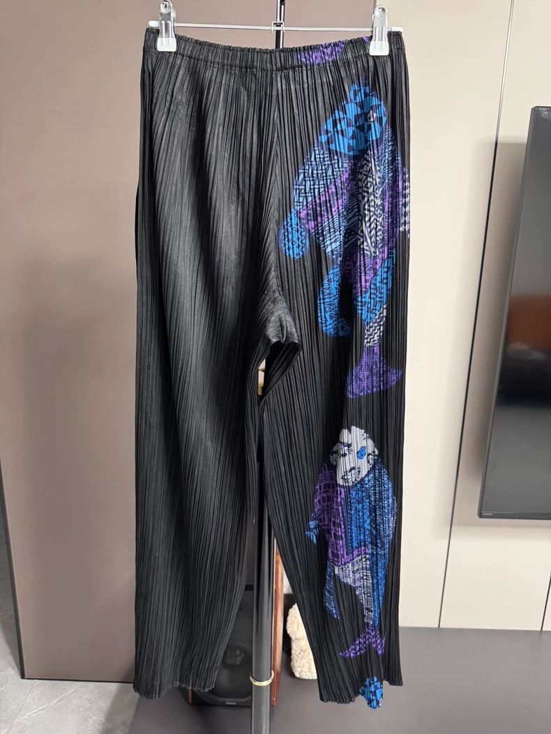 Issey Miyake Issey Miyake size:2 Yearly Surplus Black straight-leg trou Size 23" - 2 Thumbnail
