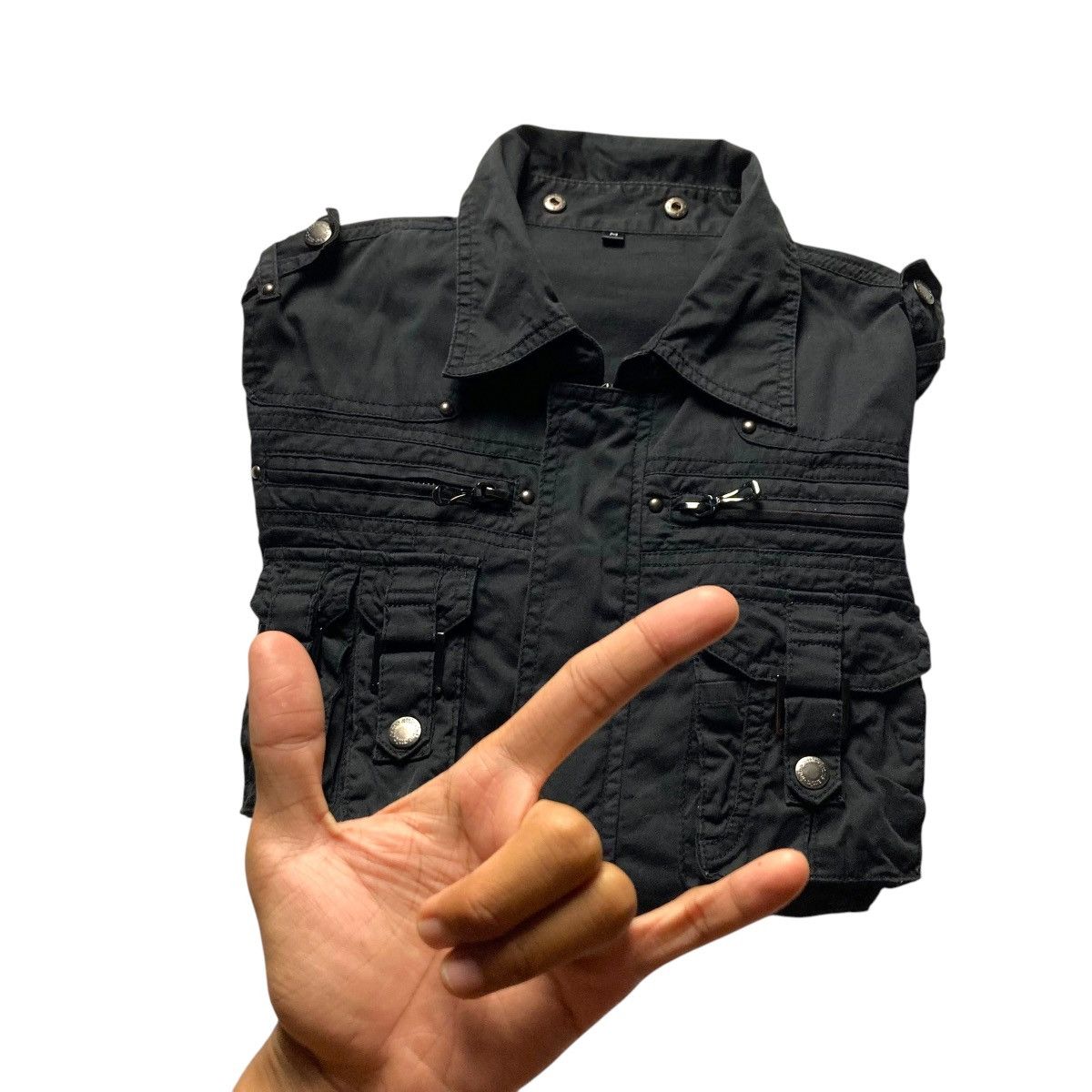 If Six Was Nine IN THE ATTIC BONDAGE PUNK GOTHIC SHORT SLEEVE JACKET Size US M / EU 48-50 / 2 - 9 Thumbnail
