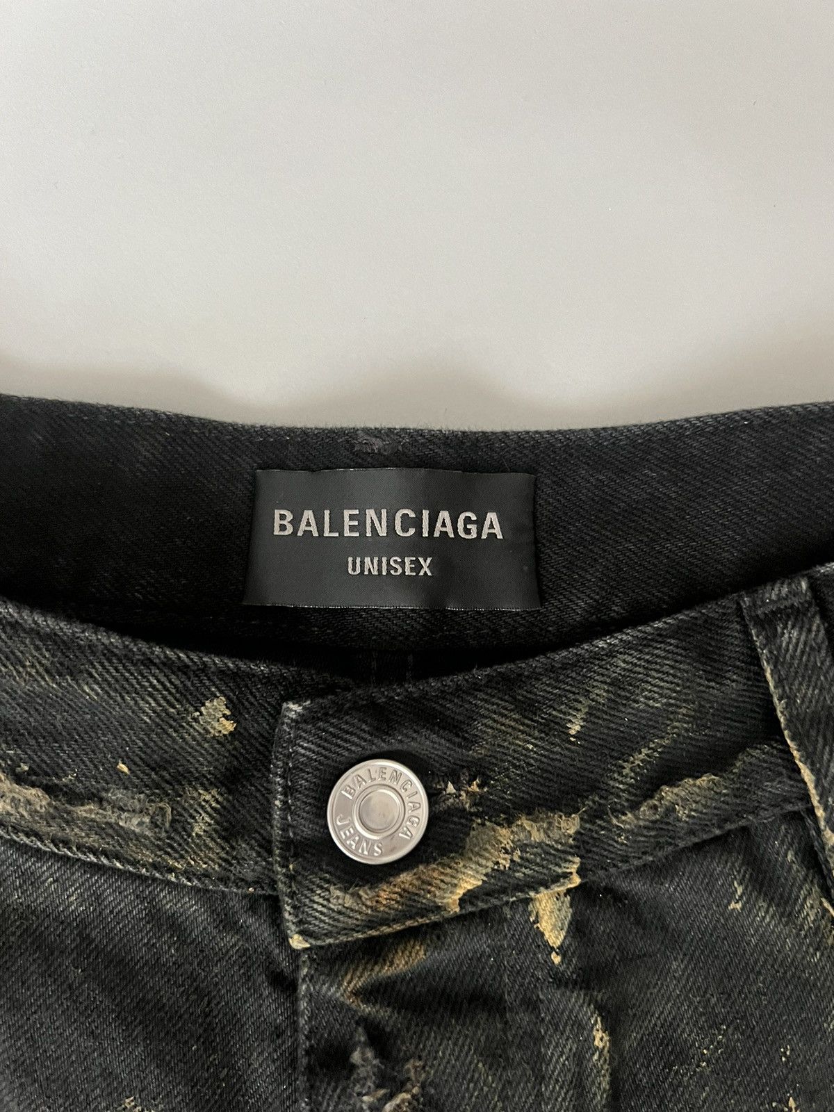 Balenciaga Balenciaga Mud Super Destroyed Baggy Jeans Size US 34 / EU 50 - 8 Thumbnail
