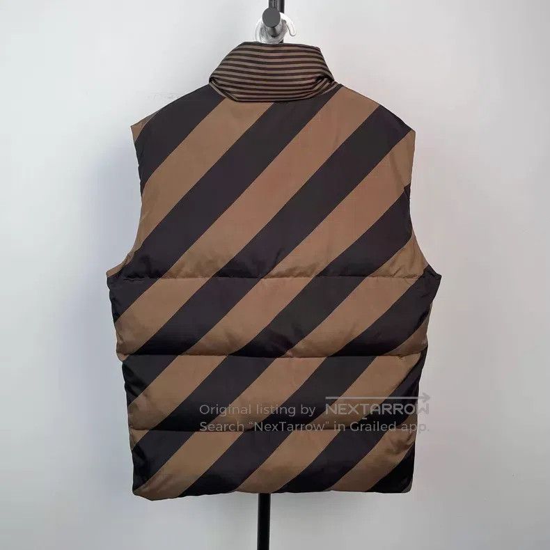 Fendi Fendi Brown Monogram Printed Two-Sided Reversible Stand Co Size US M / EU 48-50 / 2 - 6 Thumbnail