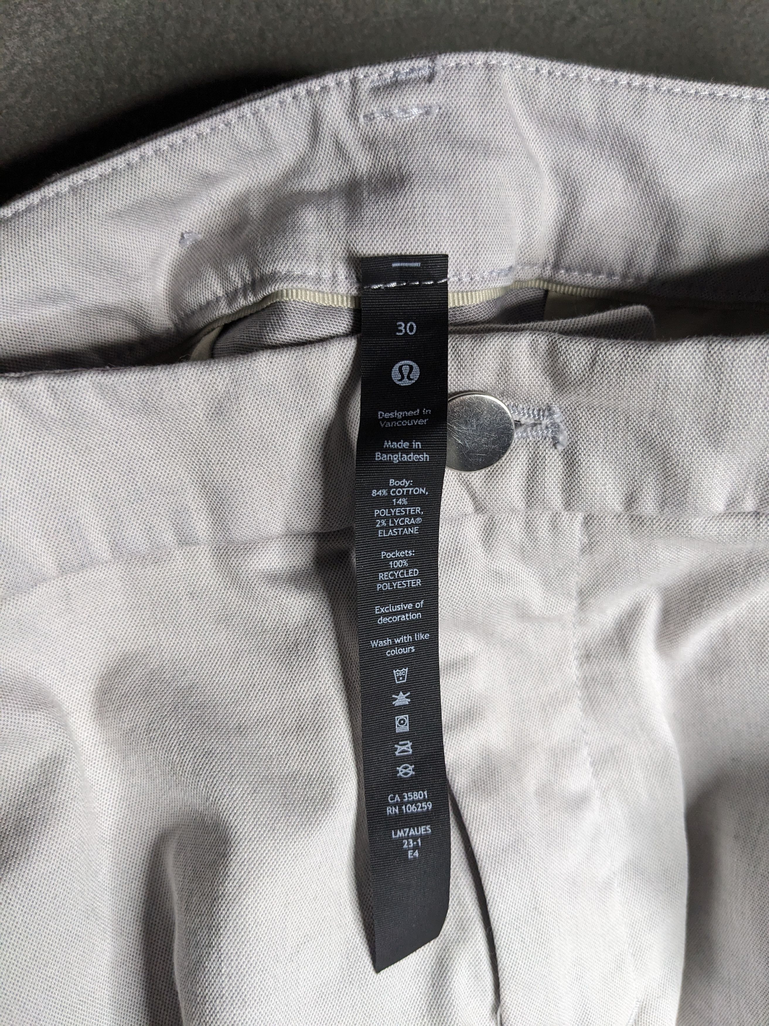 Lululemon Lululemon Commission Chino Shorts 9" Mens 30 Golf LM7AUES Size US 30 / EU 46 - 6 Thumbnail