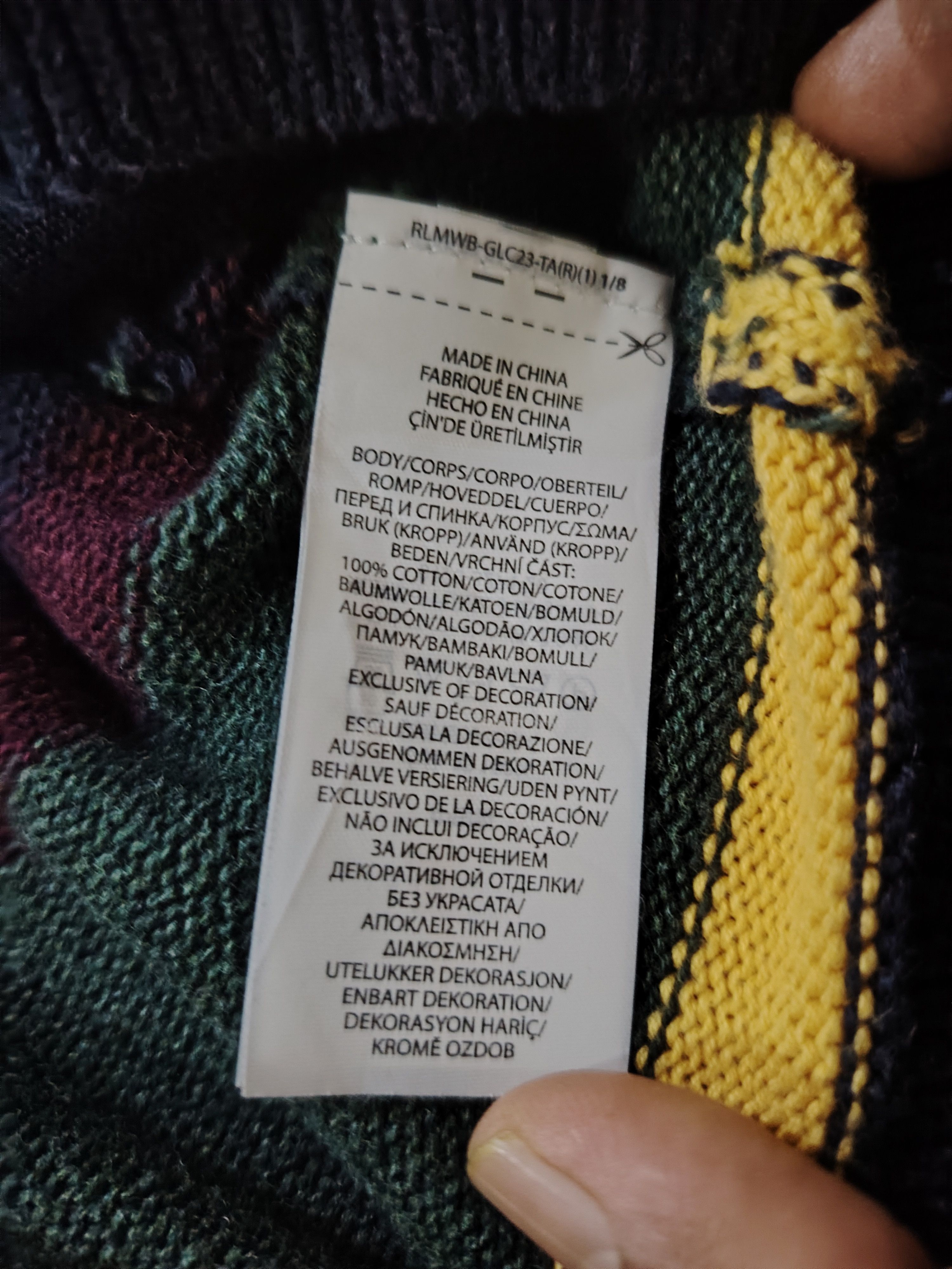 Polo Ralph Lauren Polo Ralph Lauren Striped Multicolour sweater Size US S / EU 44-46 / 1 - 5 Thumbnail
