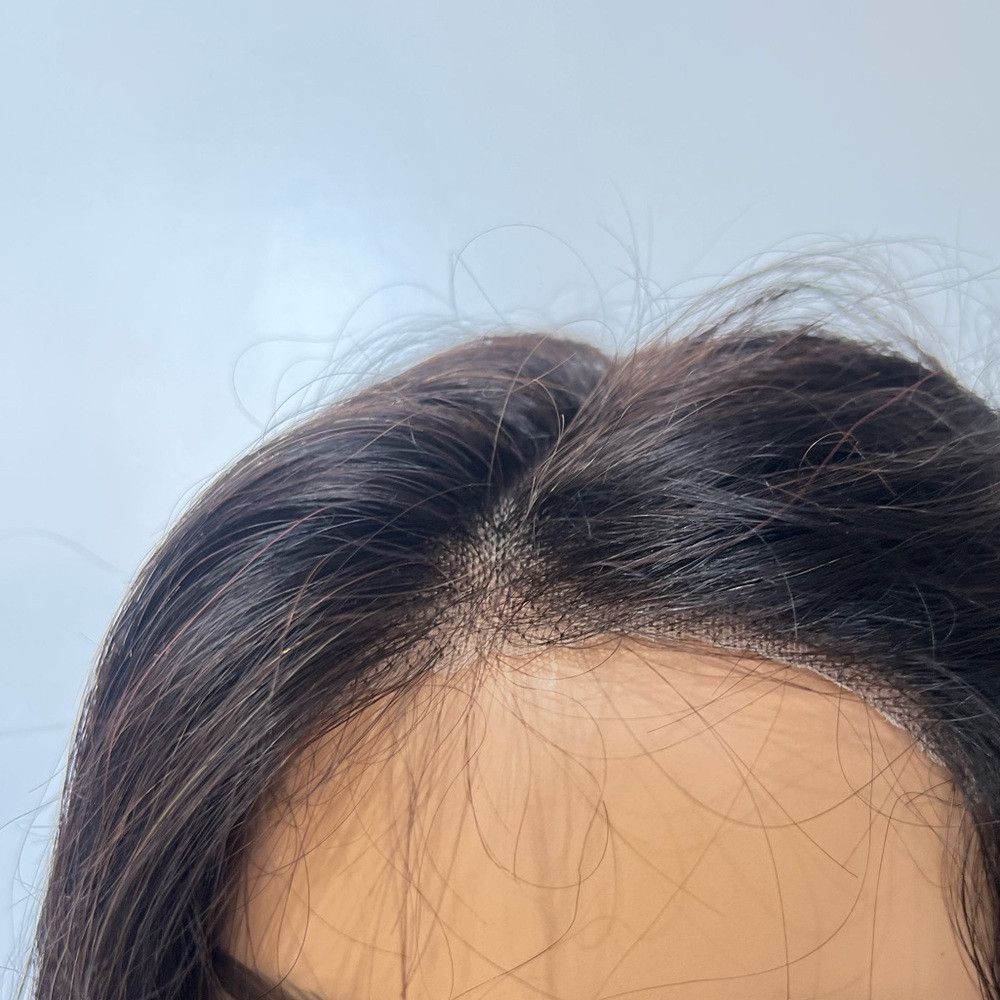 Other 25 In Glueless Wavy 100% Human hair 6x6 Front Closure Lace Size ONE SIZE - 2 Thumbnail