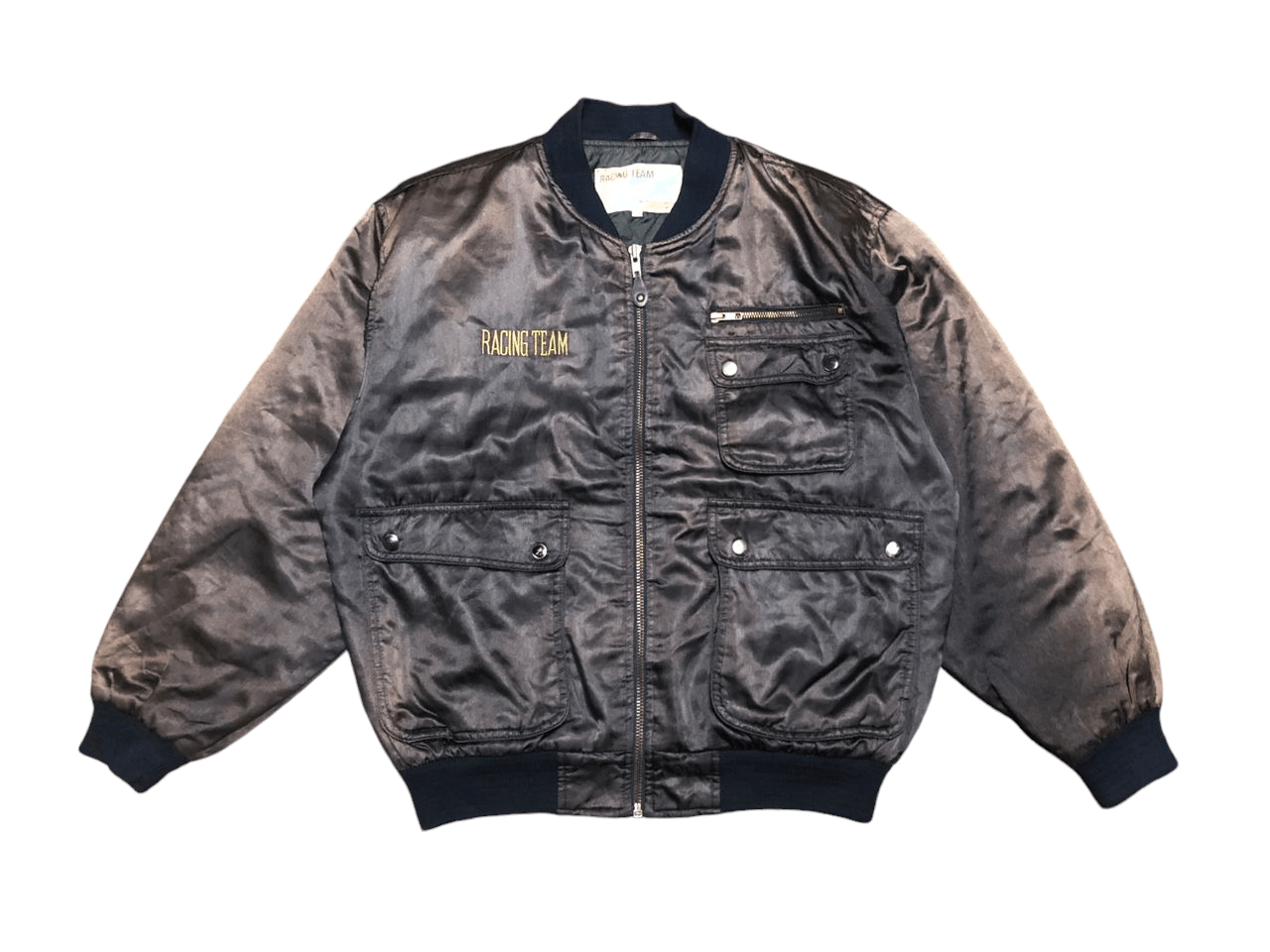 Sports Specialties Vintage EPMC CLUB Racing Team Bomber Jacket Faded Size US L / EU 52-54 / 3 - 1 Thumbnail
