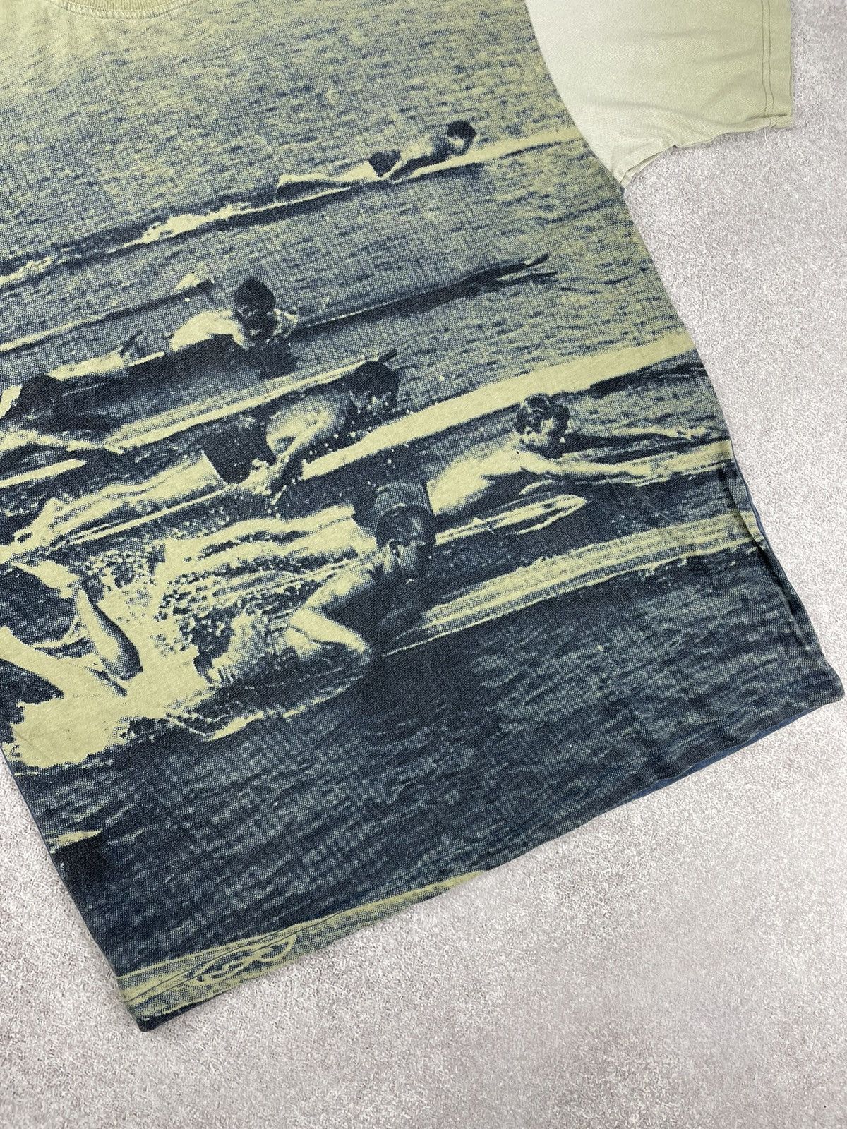 Ocean Pacific × Vintage Vintage Ocean Pacific Big Logo Surf Style Tee T shirt Size US XL / EU 56 / 4 - 3 Thumbnail