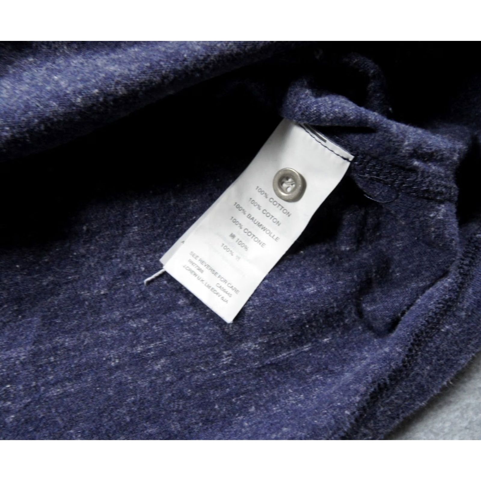 J.Crew JCrew Shirt Mens Small Blue Henley Long Sleeve Slim Fit Knit Cotton Casual Size US S / EU 44-46 / 1 - 6 Thumbnail