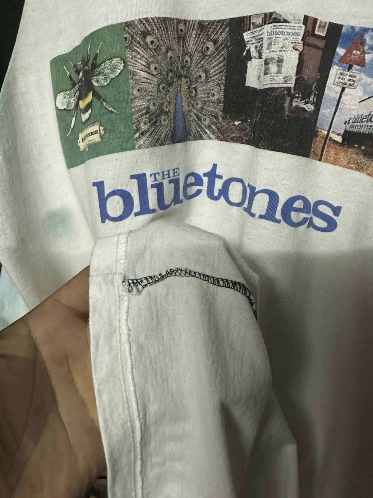 Band Tees Vintage 90s The Bluetones Promo Sun Faded Tee Size US M / EU 48-50 / 2 - 17 Thumbnail