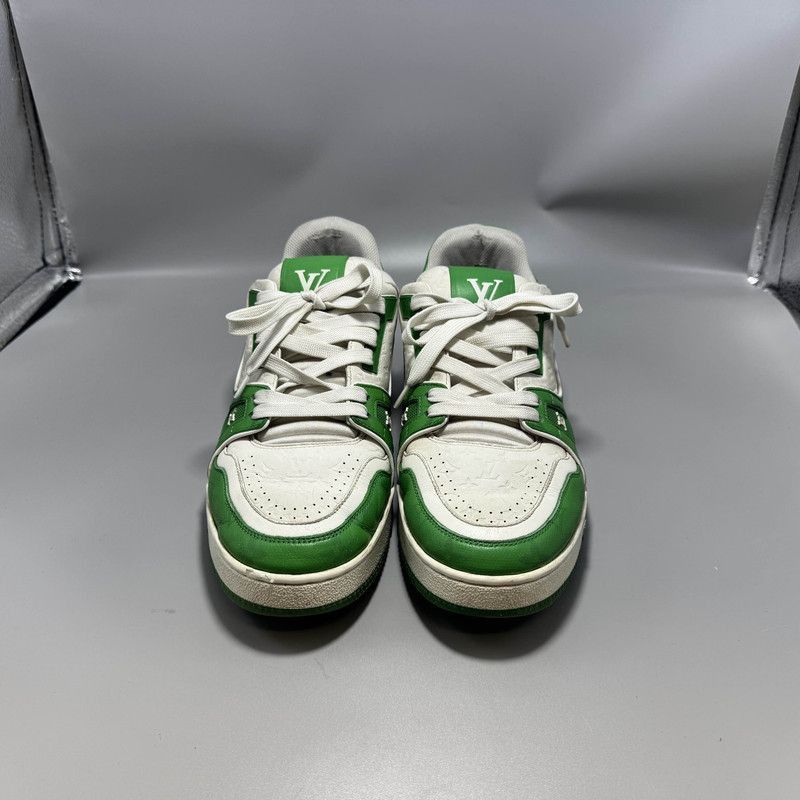 Louis Vuitton Louis Vuitton Stylish White and Green Fashion Sneakers -250 Size US 8.5 / IT 38.5 - 2 Thumbnail