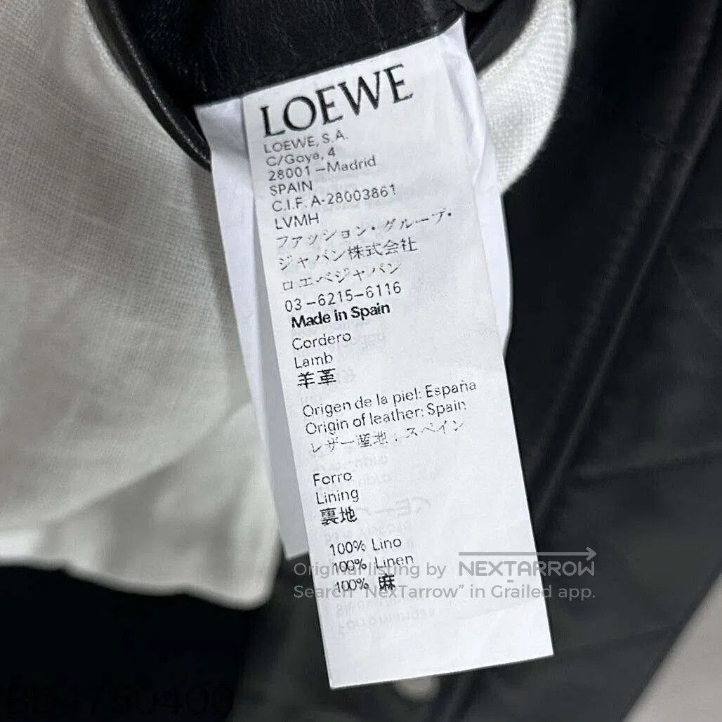 Loewe LOEWE Black Lamb Fur Collar Jacket. Size US S / EU 44-46 / 1 - 3 Thumbnail