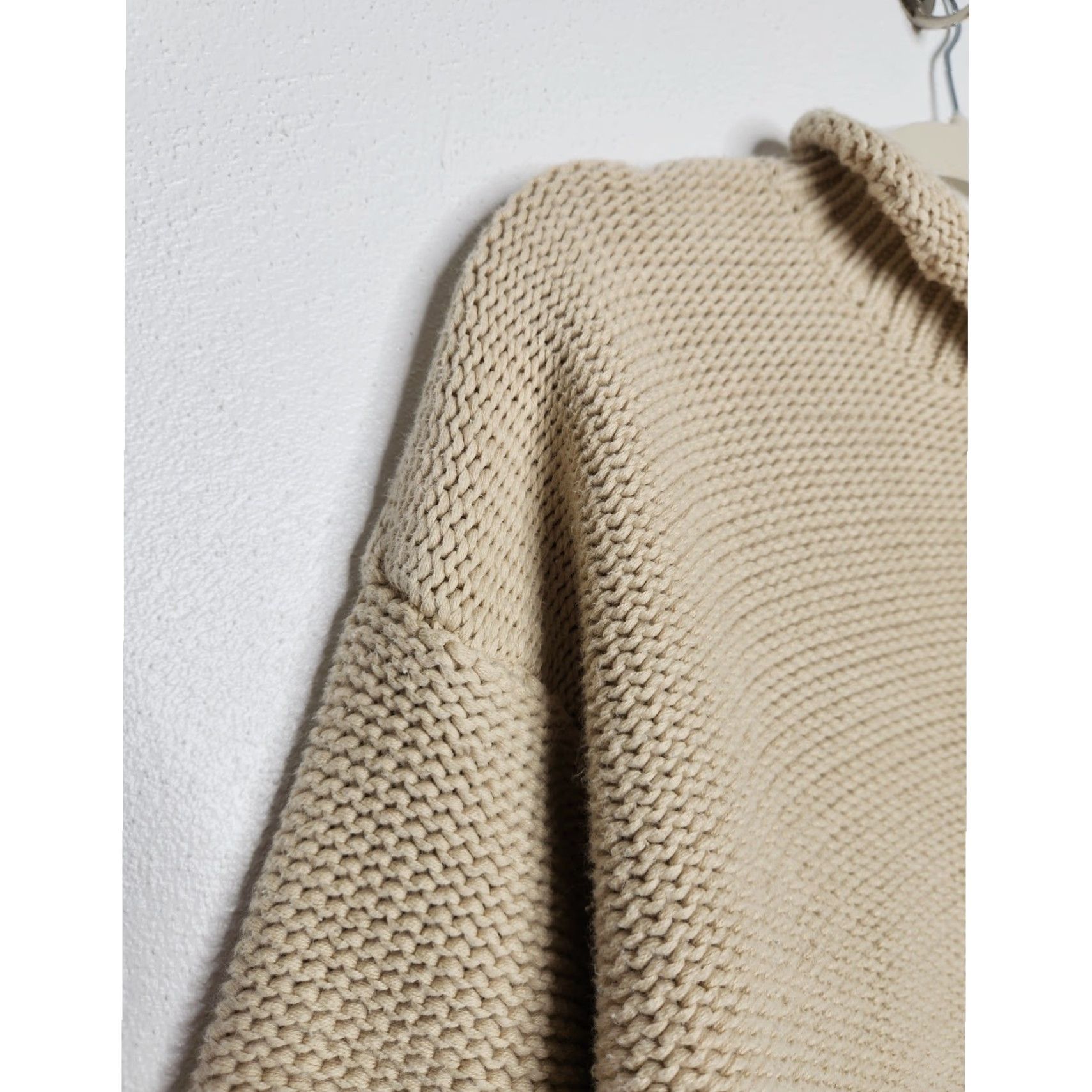 Guess VINTAGE GUESS Classic Sportswear Mock Neck Sweater Cotton Cream Tan M Medium Unisex Adults Pullover Knits Size US M / EU 48-50 / 2 - 3 Thumbnail
