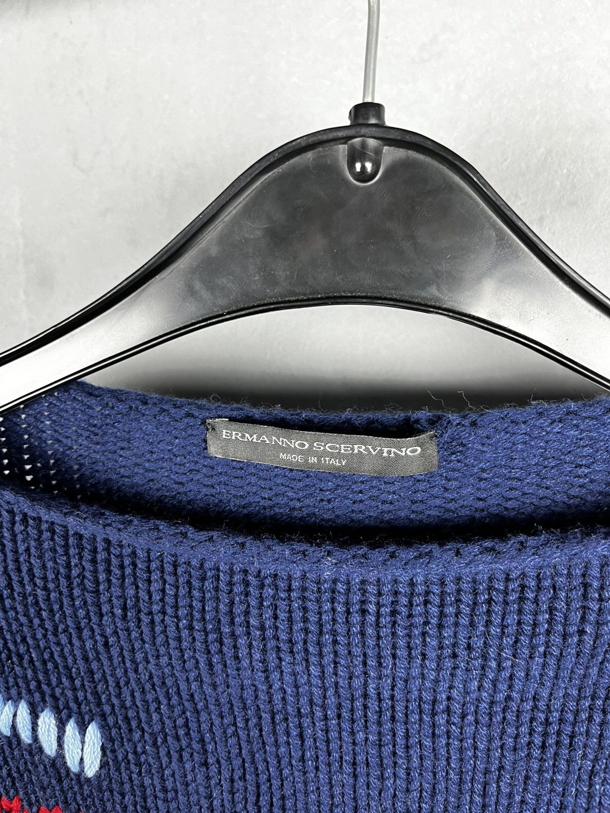 Ermanno scervino knit art sweater