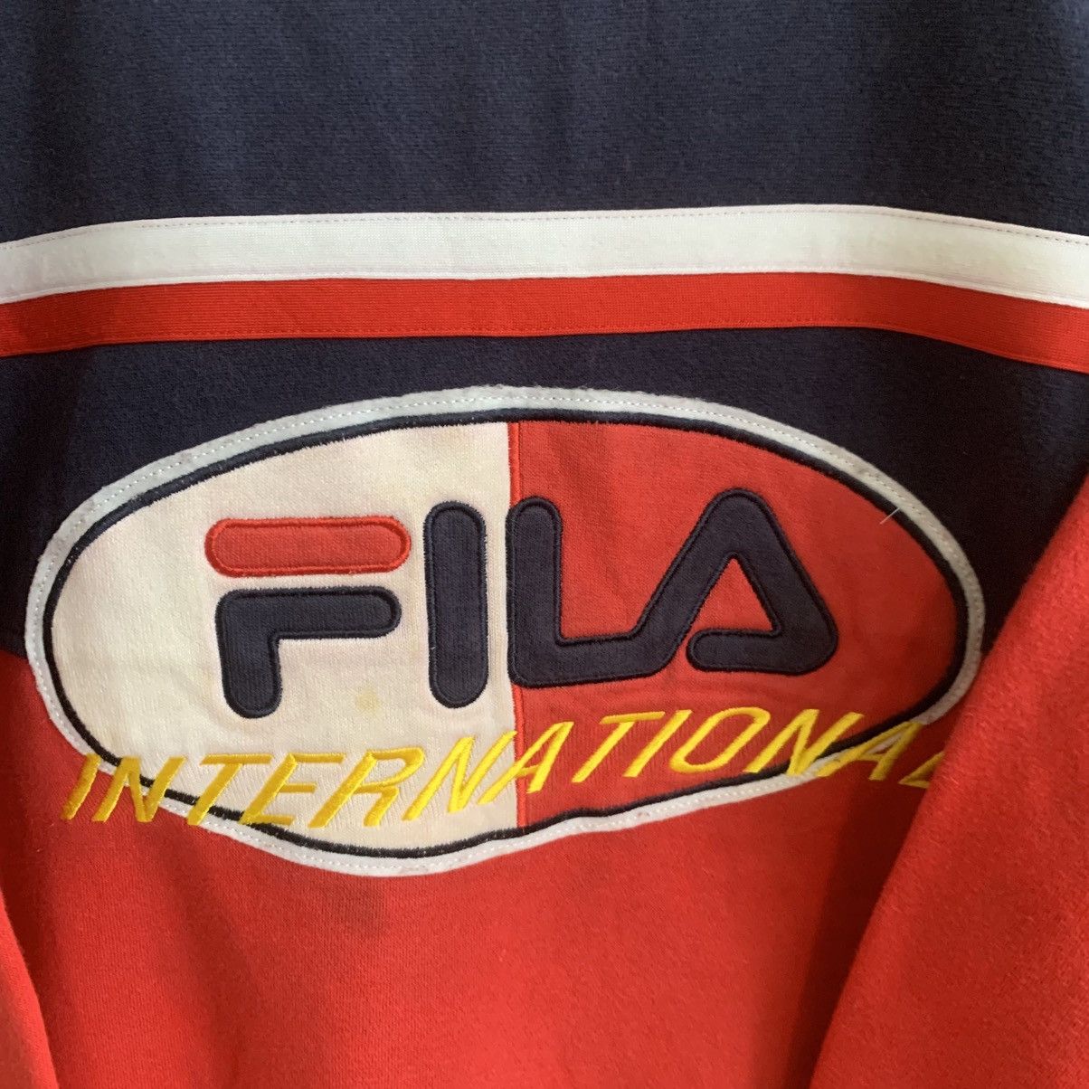 Fila × Vintage Vintage Fila Big Logo Sweatshirt Medium Size US M / EU 48-50 / 2 - 4 Thumbnail