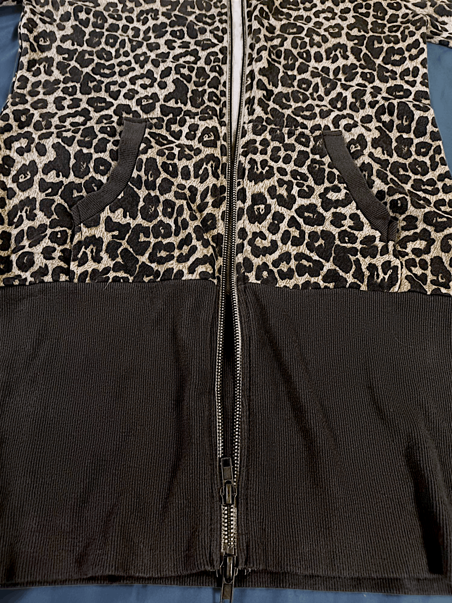 Japanese Brand JOKY GAL Leopard Print Fur Zipper Hoodie Size US S / EU 44-46 / 1 - 14 Thumbnail