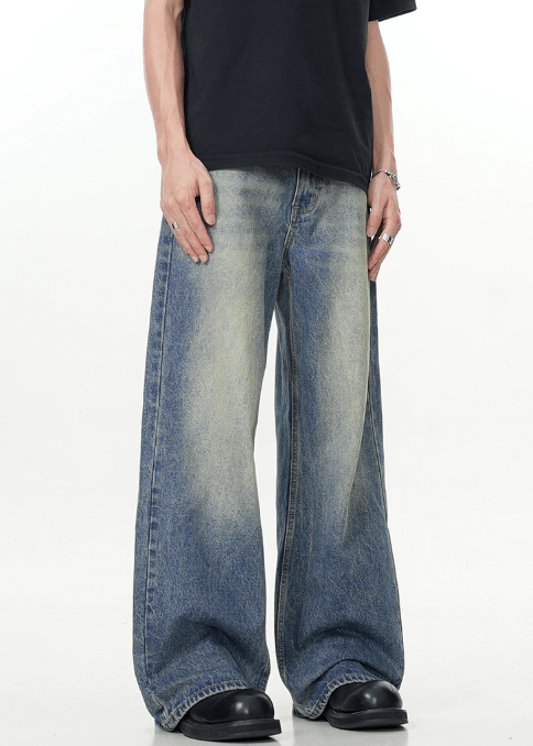 Japanese Brand American high street vintage distressed flared jeans Size US 32 / EU 48 - 4 Thumbnail