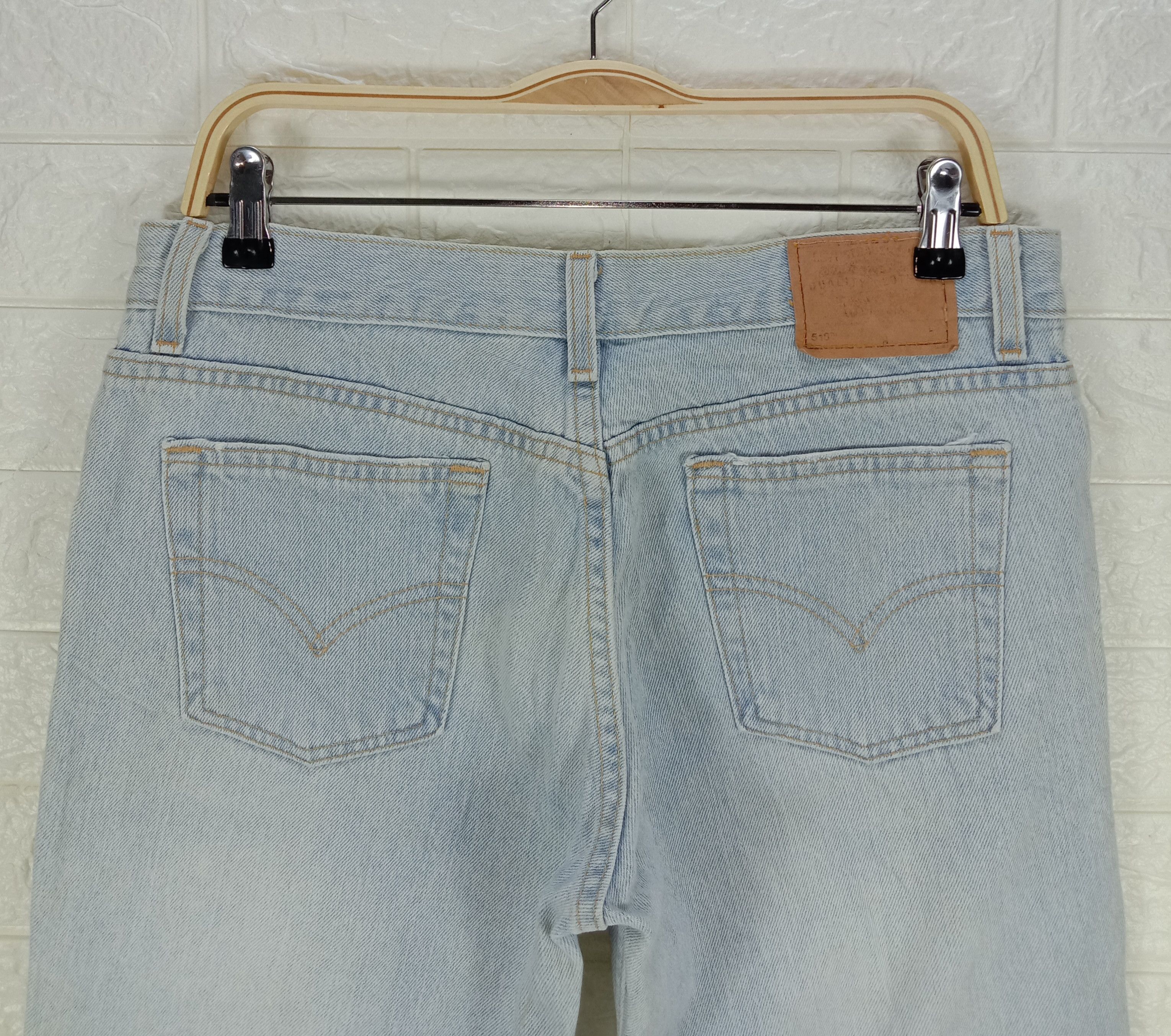 Levi's Vintage Levi's 518 Flare Jeans Light Wash Denim Size US 33 - 6 Thumbnail