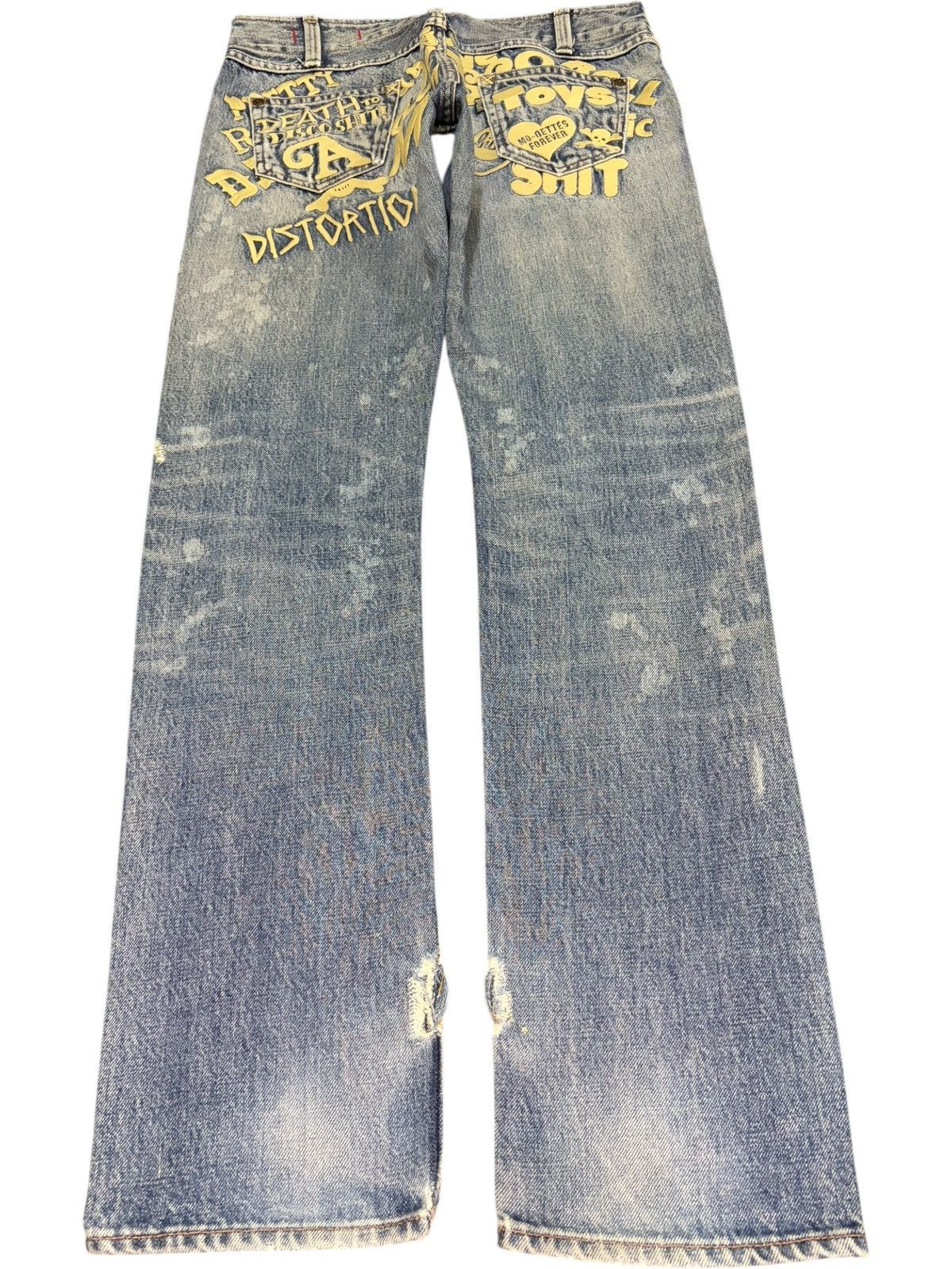 Dsquared2 Vintage Japanese Brand Embroidered Distressed Jeans Size 30" / US 8 / IT 44 - 2 Thumbnail