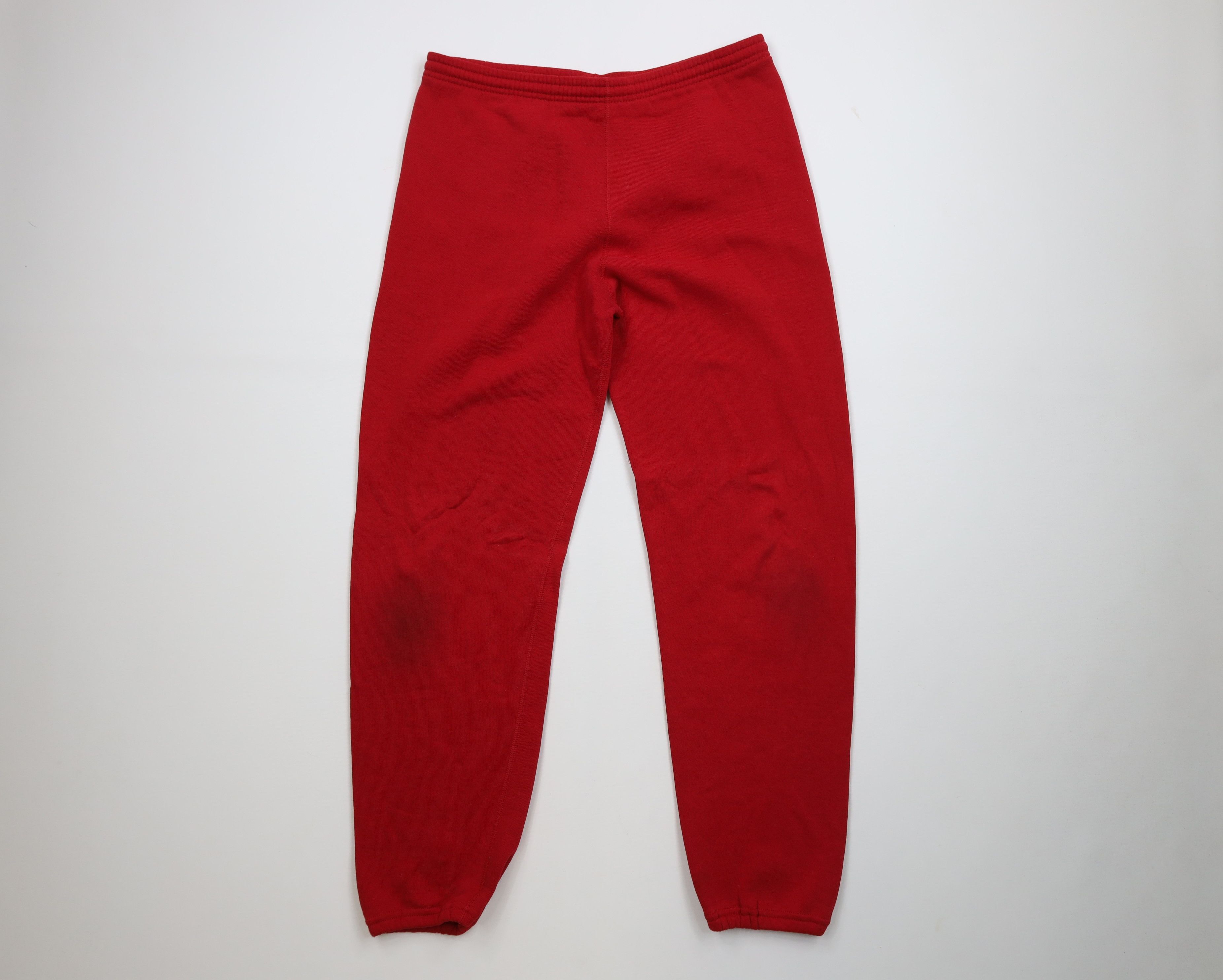 Vintage Vintage 90s USA Olympics Blank Sweatpants Joggers Red USA Size US 34 / EU 50 - 1 Thumbnail