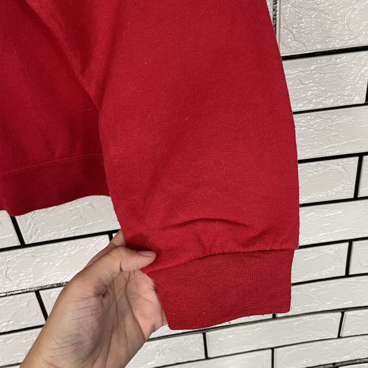 Jerzees Vintage Lady Jets Crewneck Red Sweatshirt Size US S / EU 44-46 / 1 - 9 Thumbnail