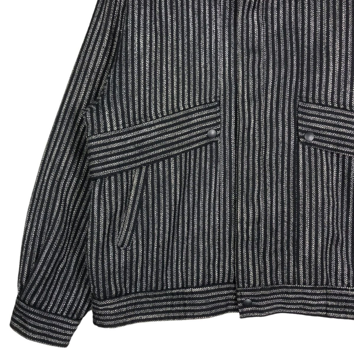 Japanese Brand 🔥VINTAGE HICKORY CHORE BOMBER JACKET BIG POCKET ISSEY MIYAKE Size US M / EU 48-50 / 2 - 4 Thumbnail