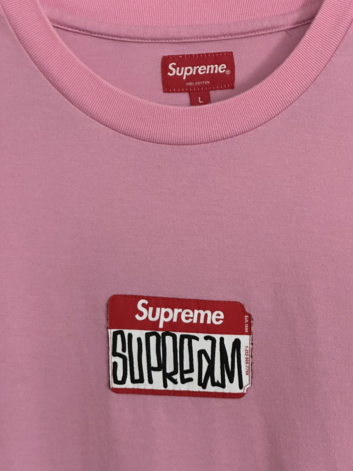 Supreme Supreme Gonz Name Tag S/S Top Tee Size US L / EU 52-54 / 3 - 2 Thumbnail