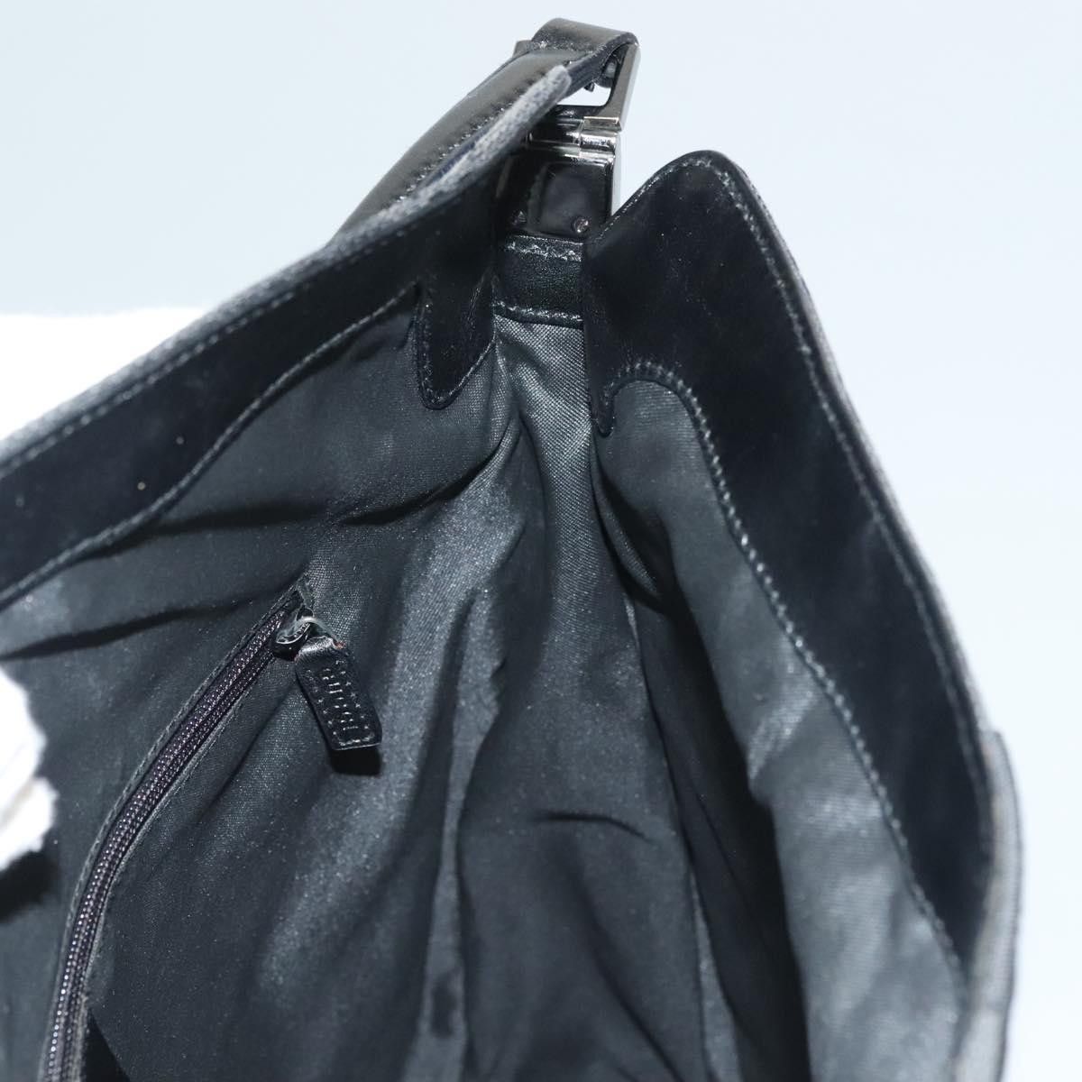 Gucci GUCCI GG Canvas Jackie Shoulder Bag Black Silver 001 3355 Size ONE SIZE - 20 Thumbnail