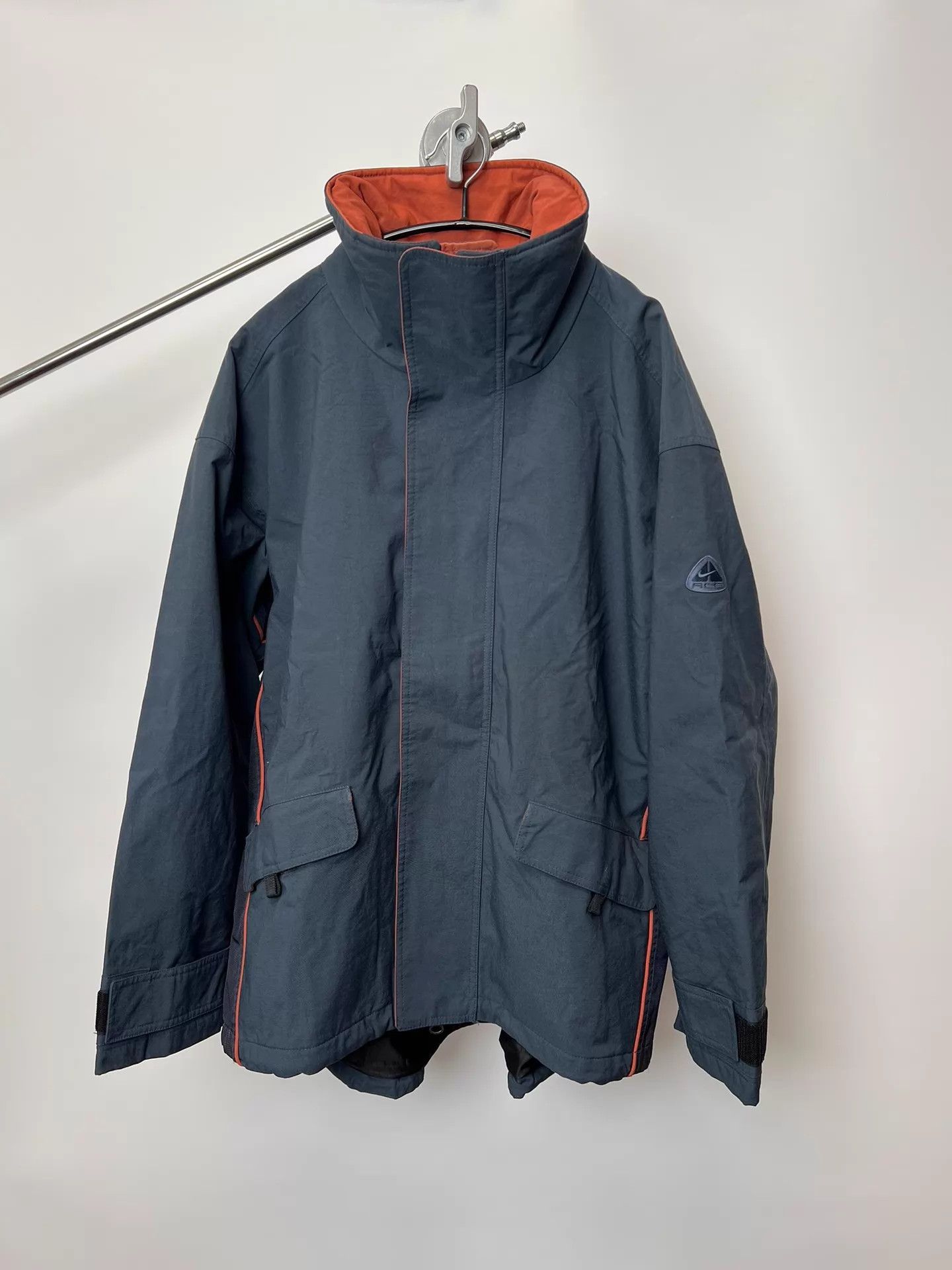 Nike Nike ACG 00s Ski Stand-Collar Colorblock Blue Orange Jkt Size US XL / EU 56 / 4 - 1 Thumbnail