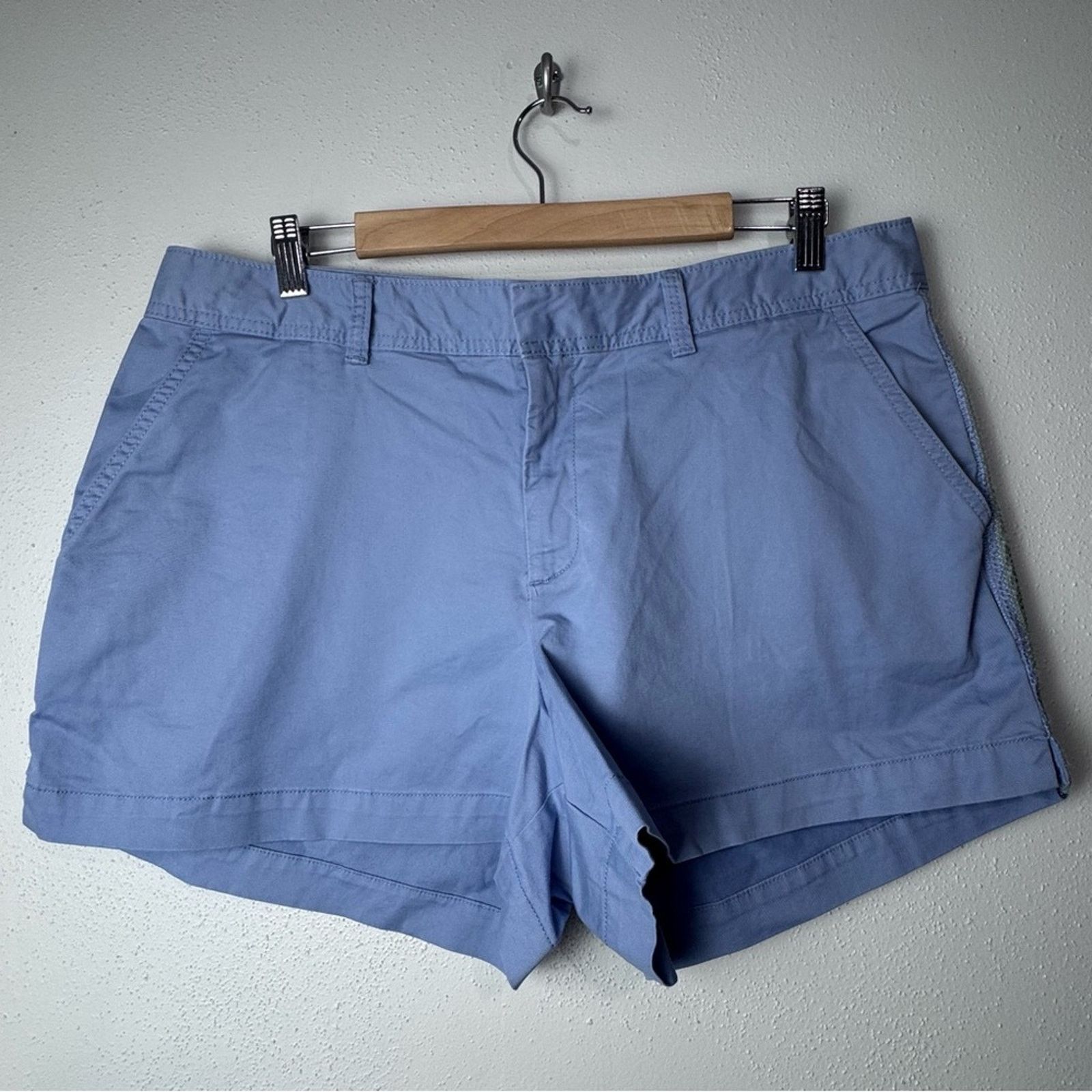 Gap Gap Embroidered Stripe Blue 3” Flat Front Shorts Women’s 14 Size 36" / US 14 / IT 50 - 11 Thumbnail
