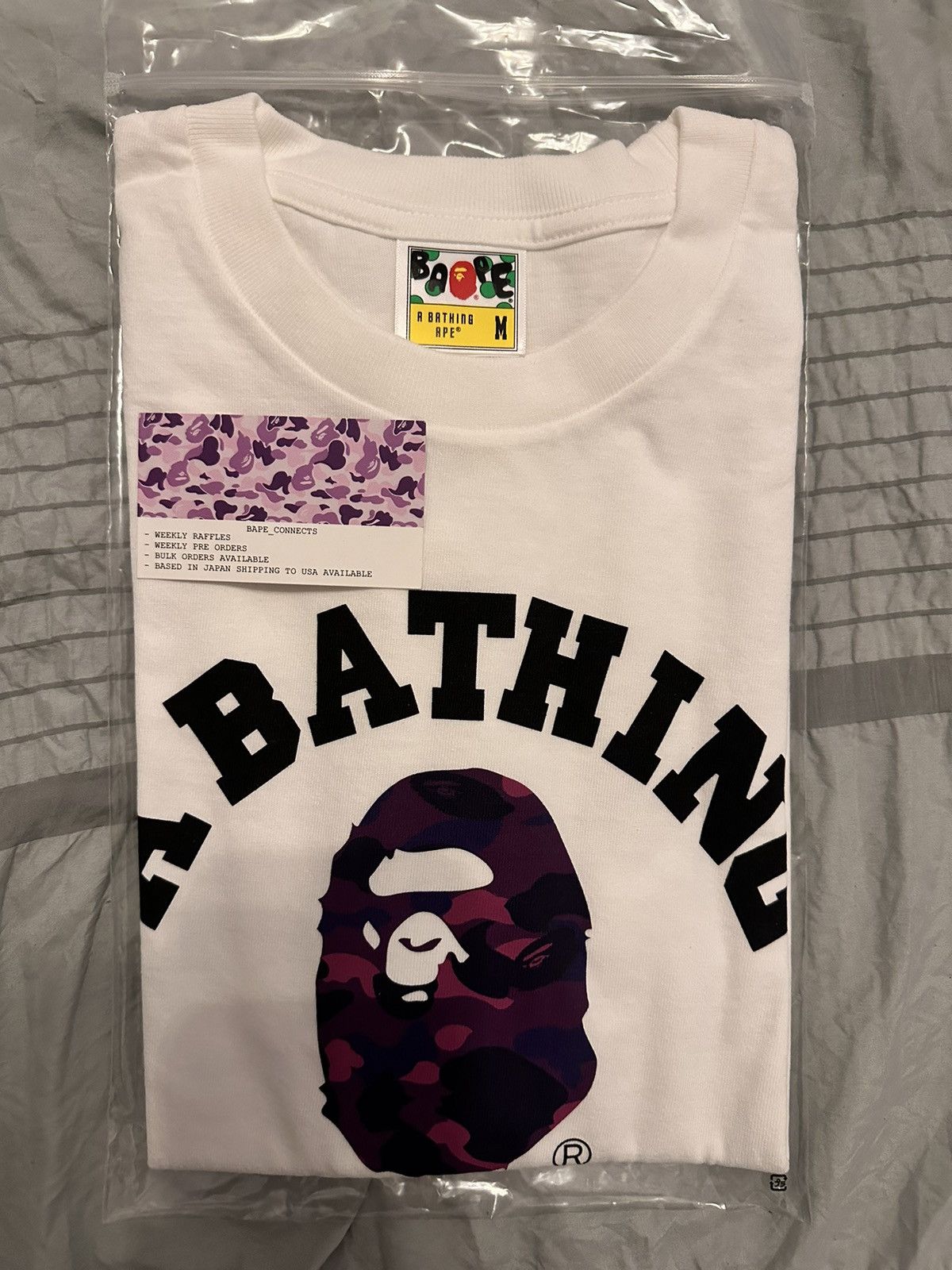 Bape Color Camo College Tee Size US M / EU 48-50 / 2 - 1 Thumbnail