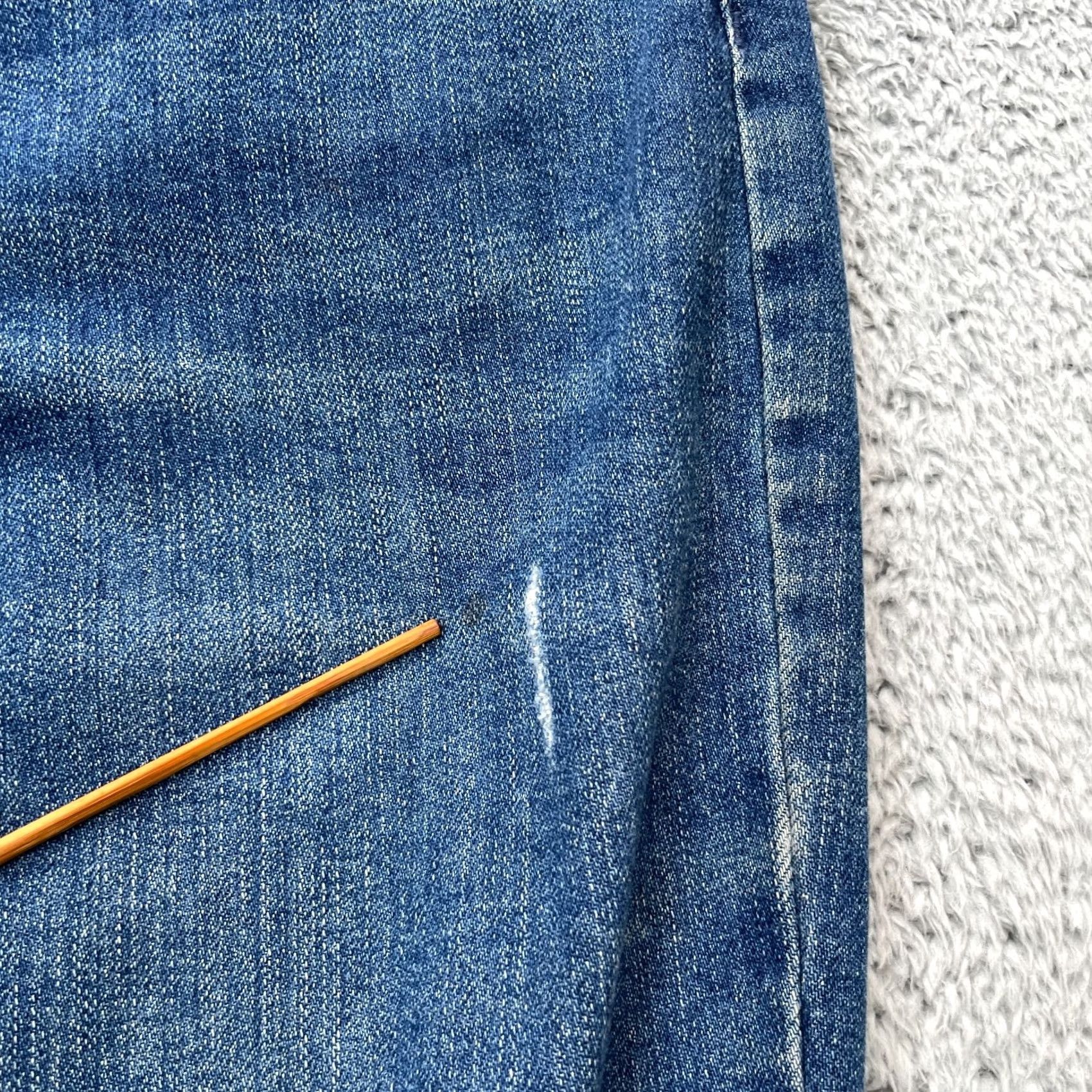 J. Jill J Jill Jeans Womens 10 Blue Kick Flare Ankle Denim Cotton Stretch Frayed Hem Jeans Women 10 Blue Kick Flare Ankle Denim Cotton Stretch Frayed Hem Size 32" / US 10 / IT 46 - 4 Thumbnail