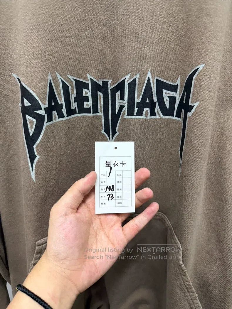 Balenciaga Balenciaga Flame tear-away print hooded sweatshirt Size US S / EU 44-46 / 1 - 6 Thumbnail