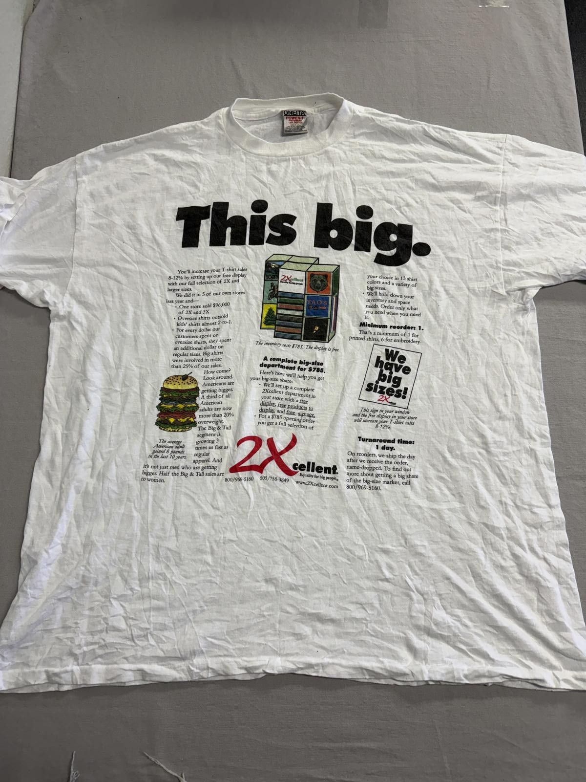 Other Vintage Big Person 2Xcellent Equality for Big People XXXL Size US XXL / EU 58 / 5 - 1 Thumbnail