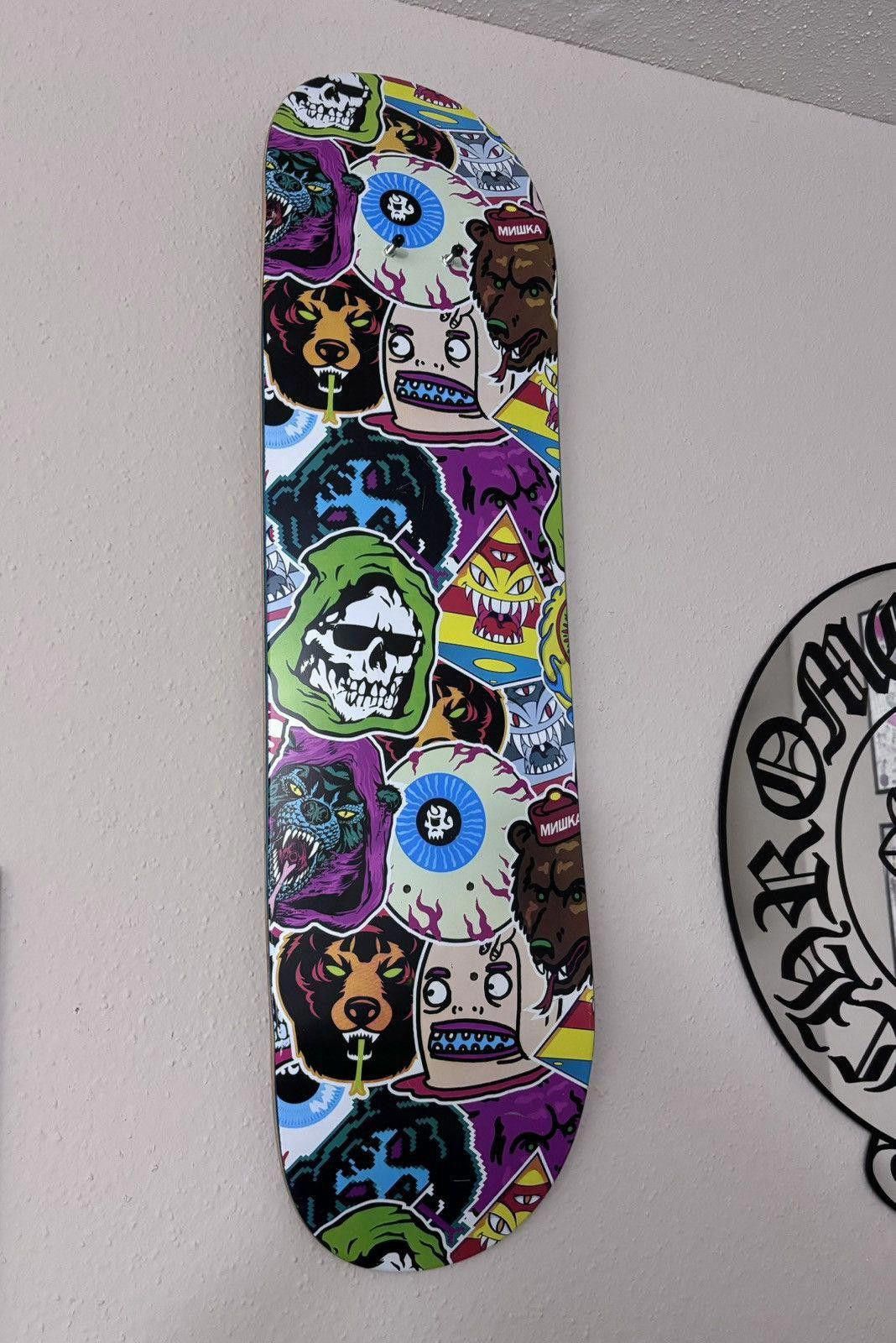 Mishka Mishka NYC Sticker Collage Skate Deck Size ONE SIZE - 2 Thumbnail