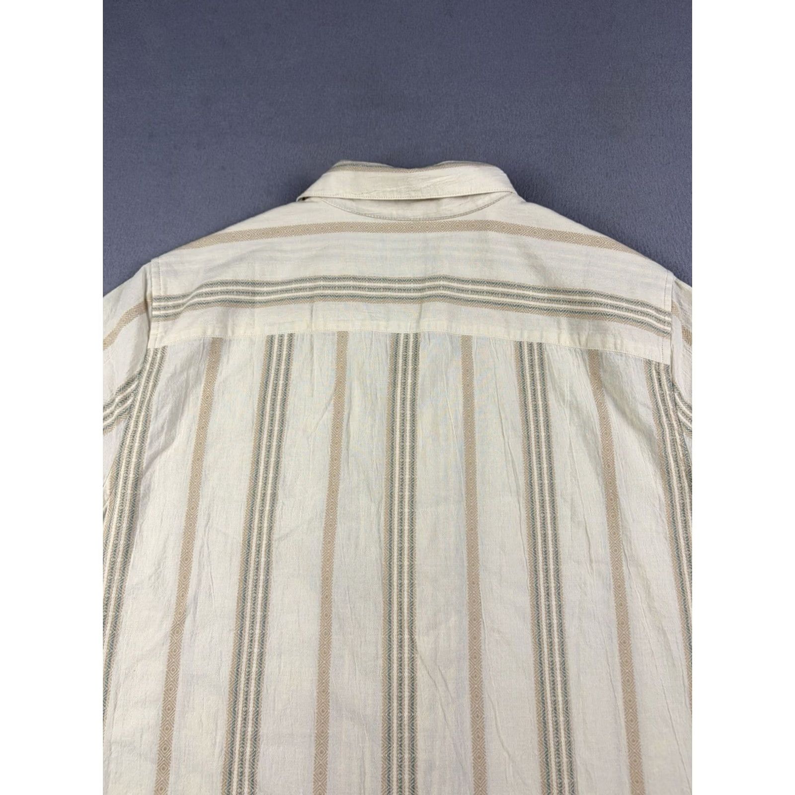Gap GAP Shirt Button-Up Men S Short Sleeve Beige Cotton Camp Collar Button Up Color Beige Size S Regular Classic Size US S / EU 44-46 / 1 - 7 Thumbnail