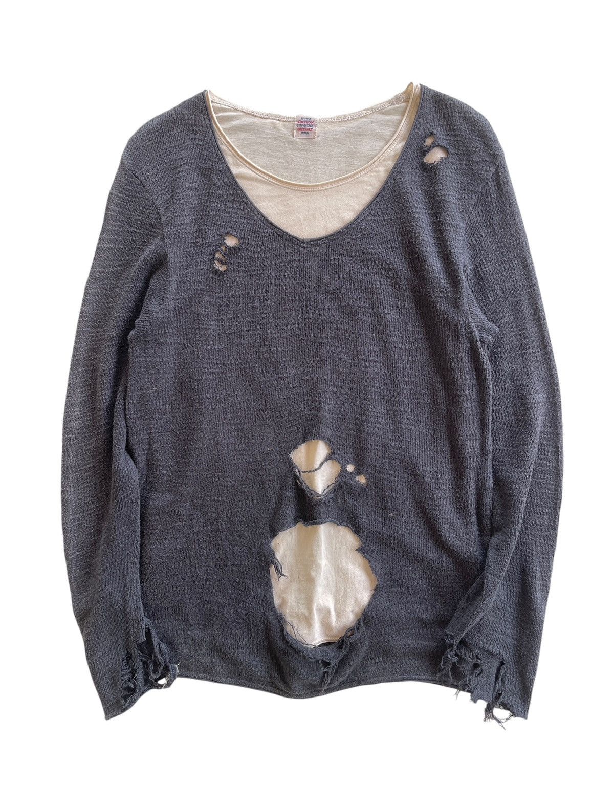 Ordinary Fits Vintage Recycle Cotton Ordinary Distressed Sunfaded Shirt Size US M / EU 48-50 / 2 - 1 Thumbnail