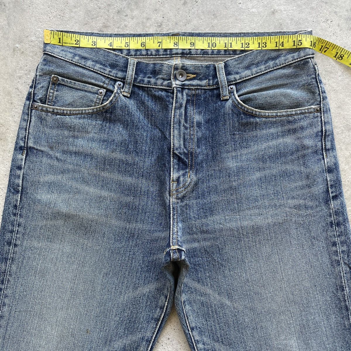 Japanese Brand Vintage Japanese Distressed Jeans Denim Faded Pants W32 Size US 32 / EU 48 - 5 Thumbnail