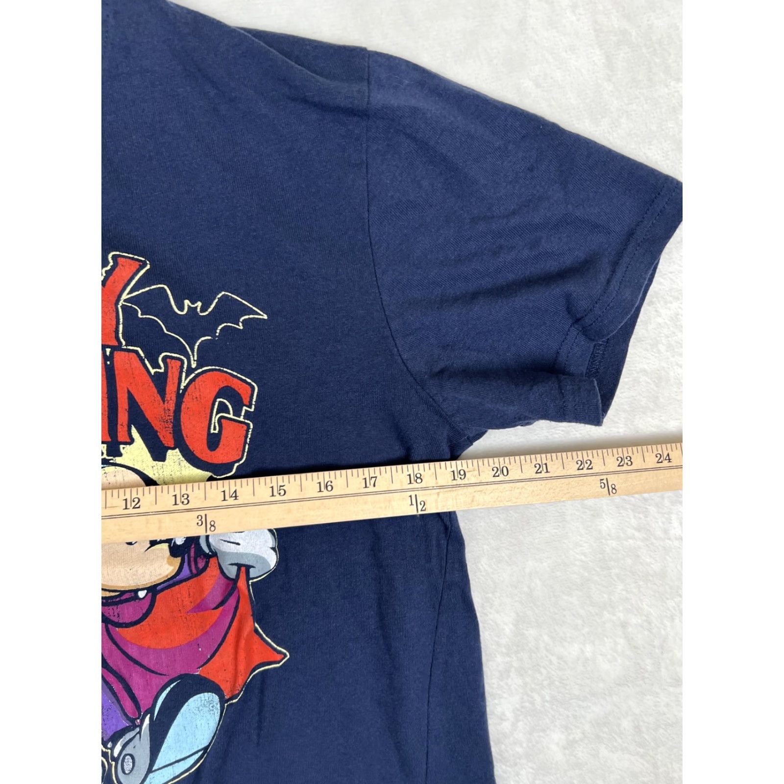 Disney Disney Mickey Mouse Halloween T-Shirt Mens M Blue Happy Haunting Vampire Graphic Size US M / EU 48-50 / 2 - 5 Thumbnail
