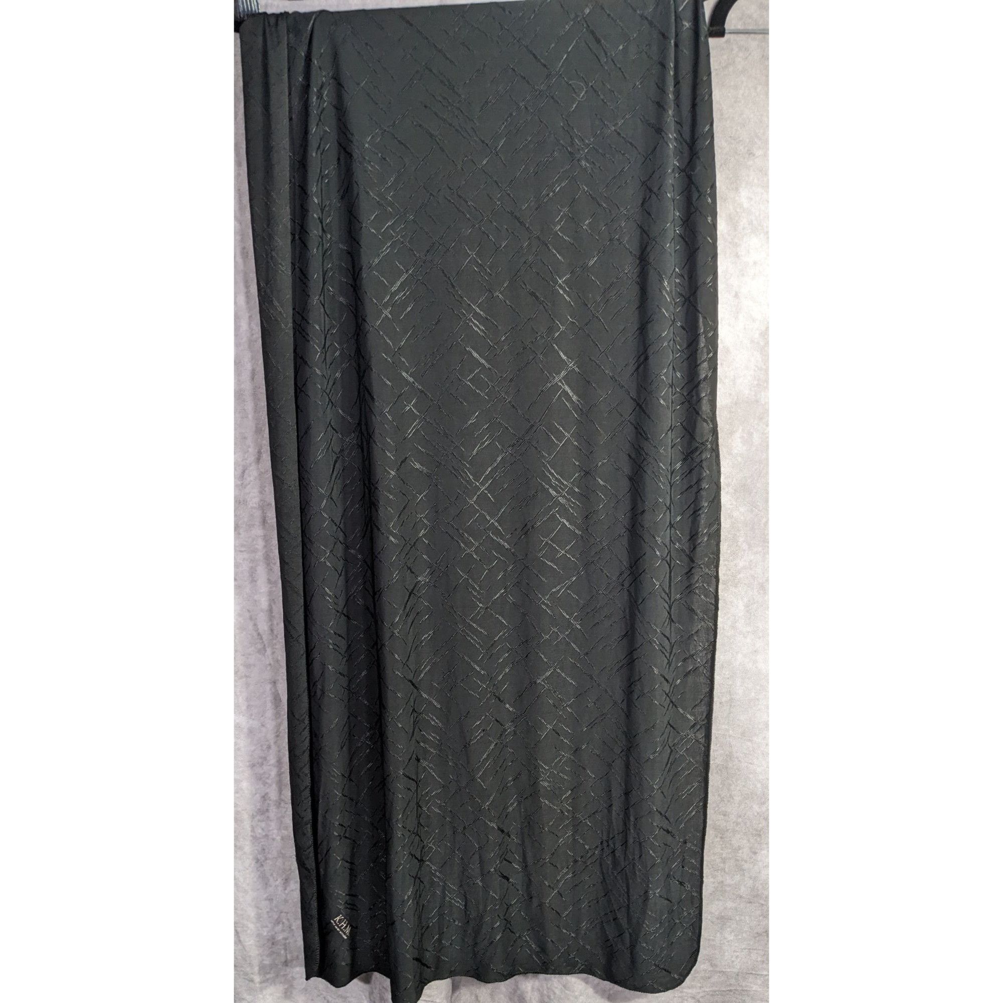 Other K.H.M. Black Textured Scarf/Headscarf Size ONE SIZE - 5 Thumbnail