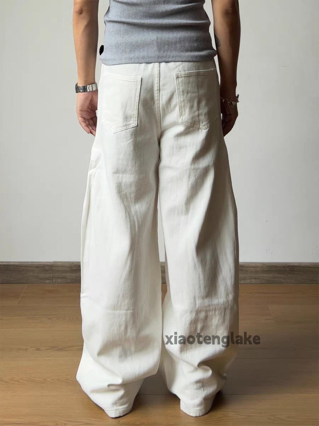 Jean xz utility vintage loose baggy skate hiphop flared jeans Size US 32 / EU 48 - 8 Thumbnail