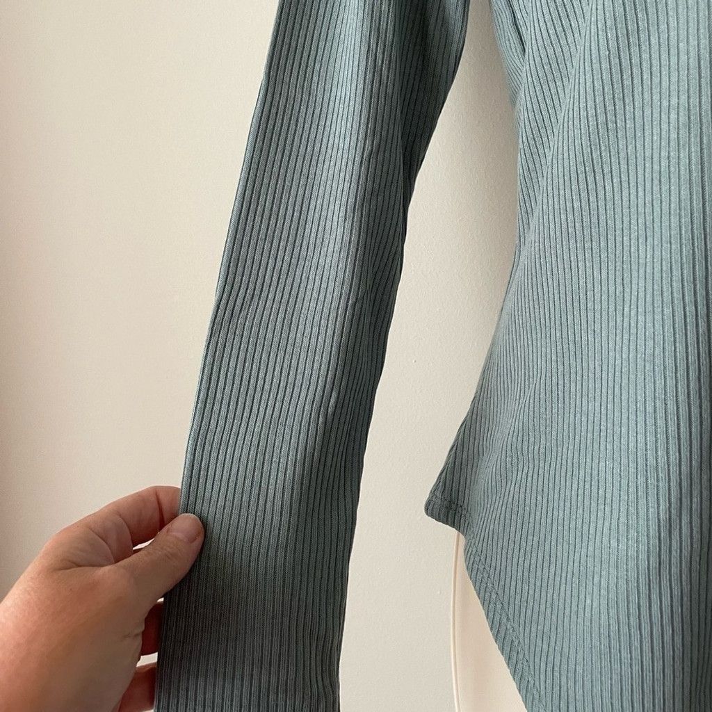 Chaser Brand Chaser Ribbed Thermal Tunic Scoop Gray Blue Neck Size Small Size S / US 4 / IT 40 - 5 Thumbnail