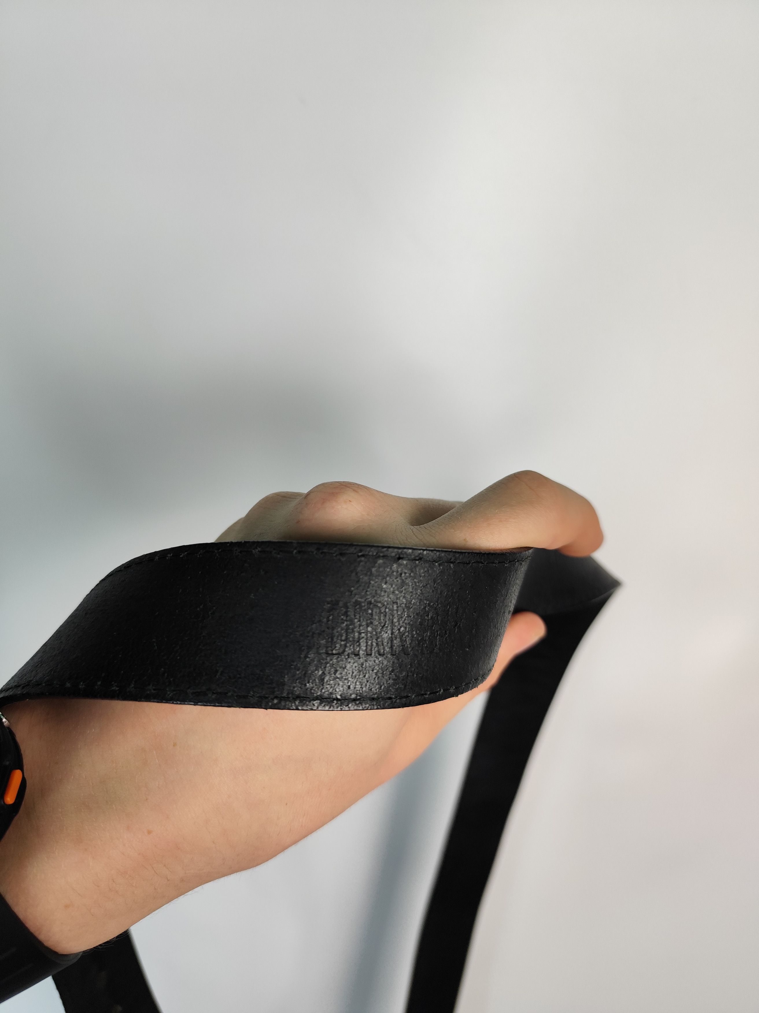 Dirk Bikkembergs Vintage streetwear Dirk Bikkembergs Leather Black Belt Size ONE SIZE - 5 Thumbnail