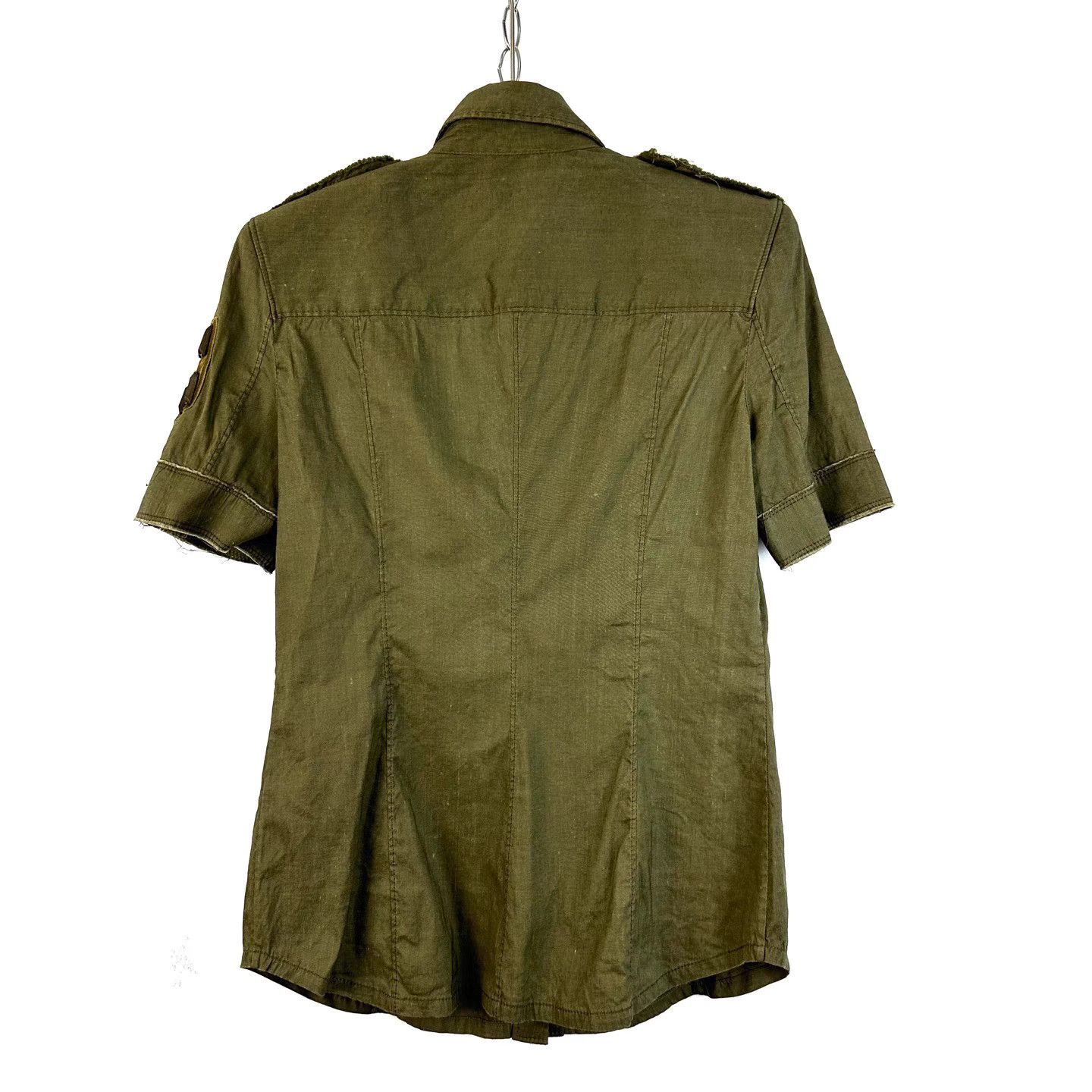 Pierre Balmain PIERRE BALMAIN Embroidered Star Shoulder Short Sleeve K12 Size XS / US 0-2 / IT 36-38 - 4 Thumbnail