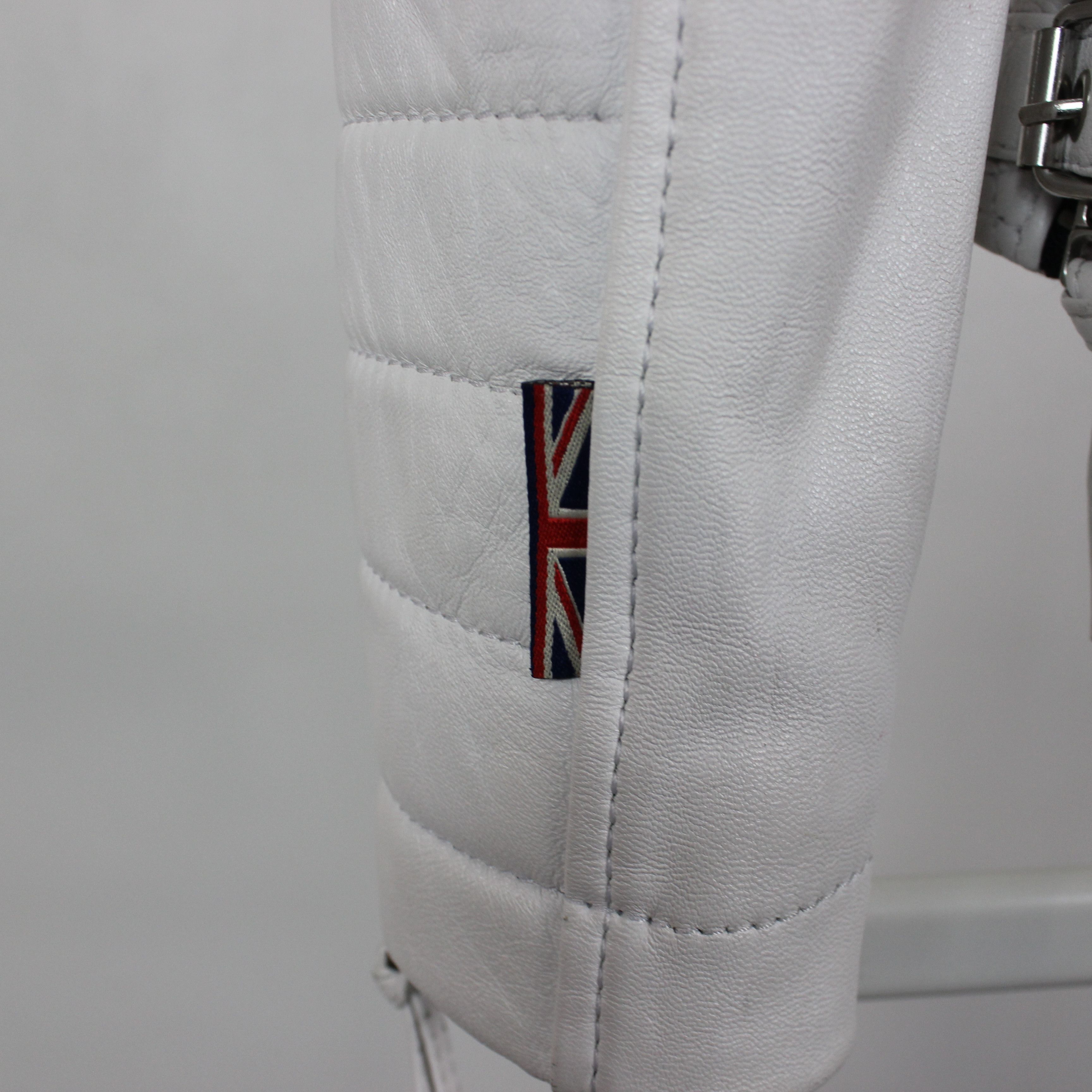 Boda Skins Boda Skins leather bike jacket US 6 M white Size M / US 6-8 / IT 42-44 - 21 Thumbnail