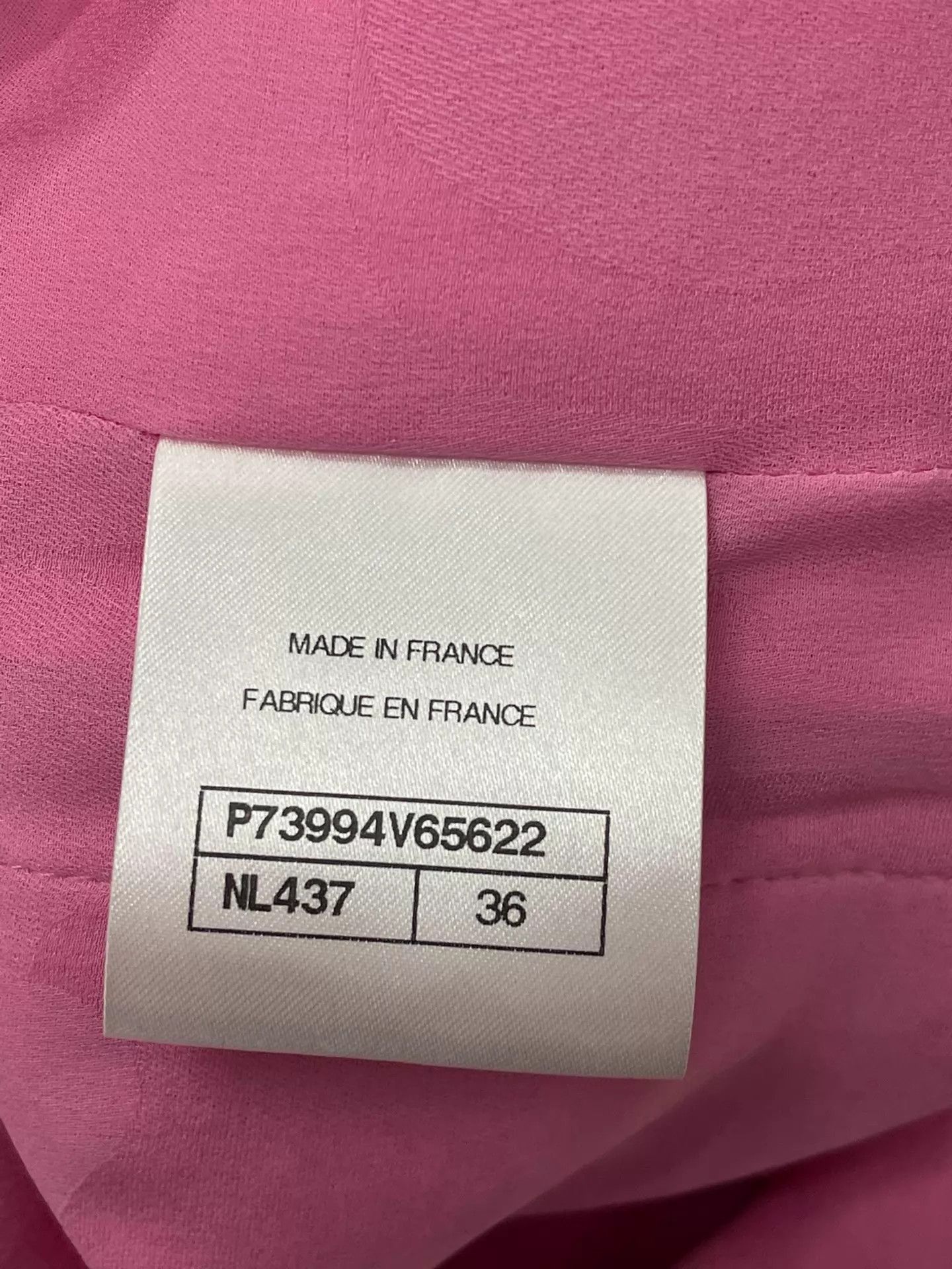 Chanel Chanel Women's Pink Tweed Bow Jacket Size 36 Size XS / US 0-2 / IT 36-38 - 5 Thumbnail