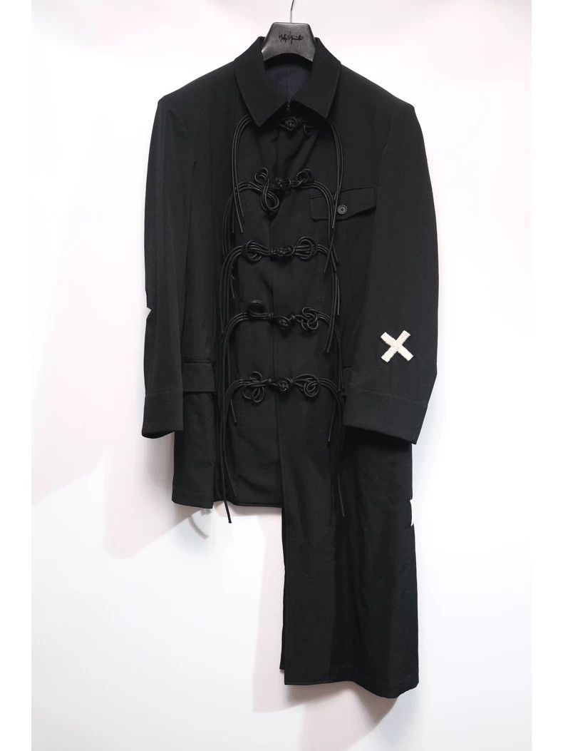 Yohji Yamamoto Yohji Yamamoto Star Embroidery Coat Size US S / EU 44-46 / 1 - 1 Thumbnail