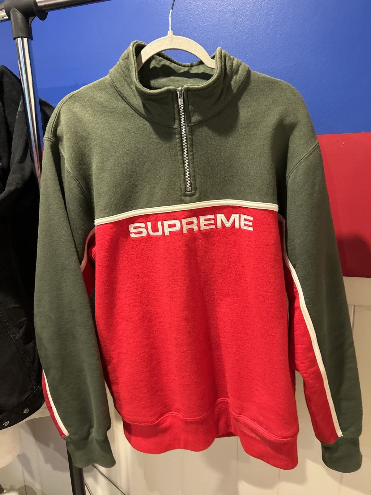 Supreme two tone zip up deals