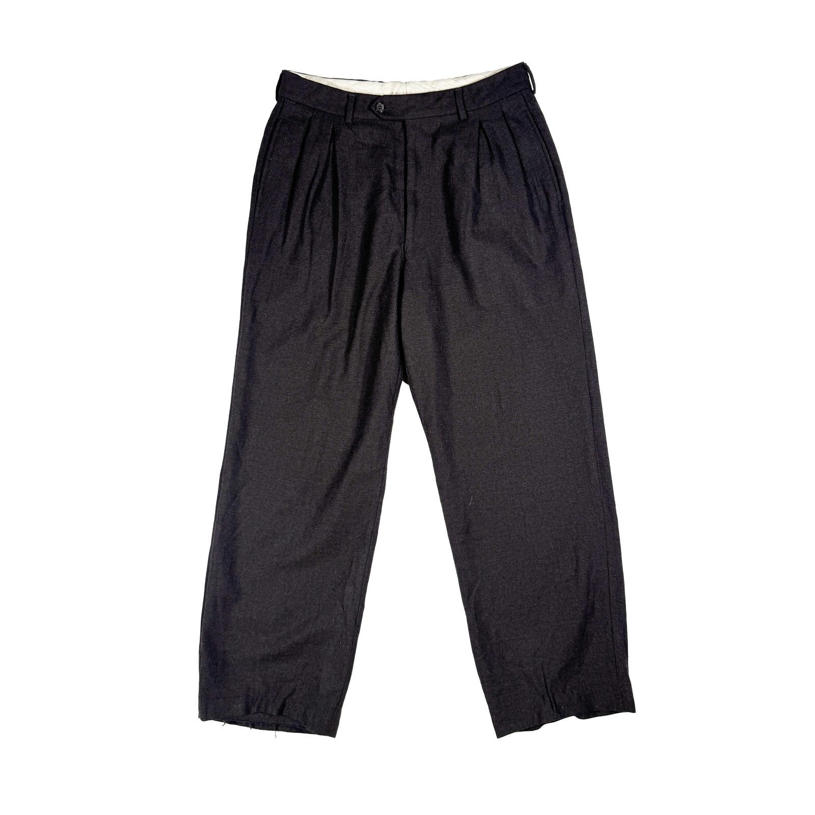 Giorgio Armani Giorgio Armani Brown Wool Pants 80s Size US 34 / EU 50 - 1 Thumbnail