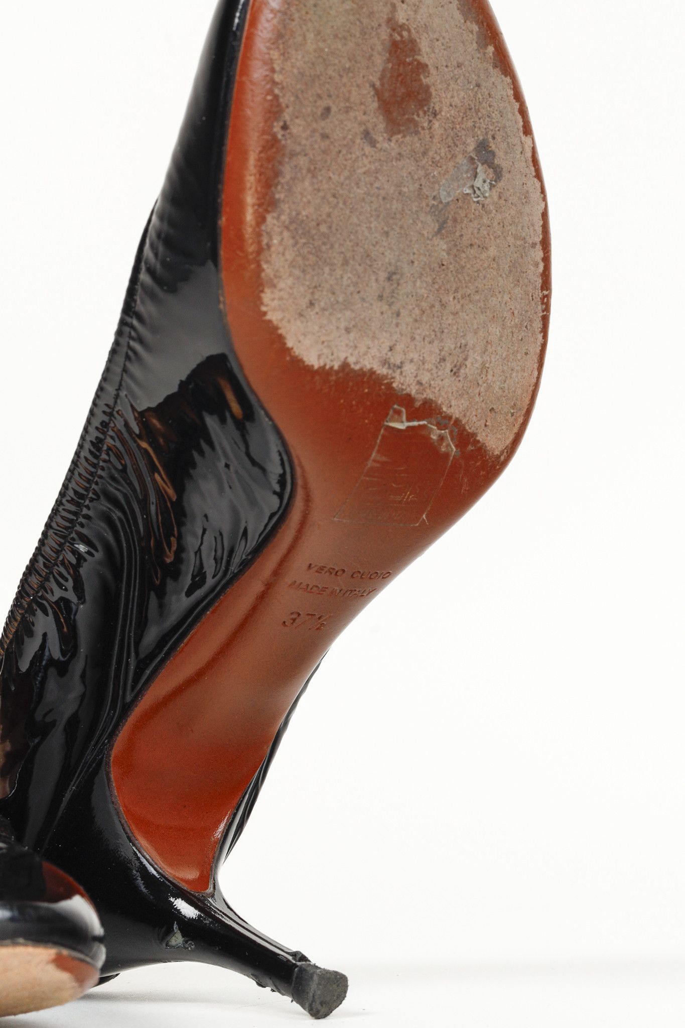 Lanvin Lanvin Black Patent Low Heel Ballet Pump Size US 7 / IT 37 - 5 Thumbnail