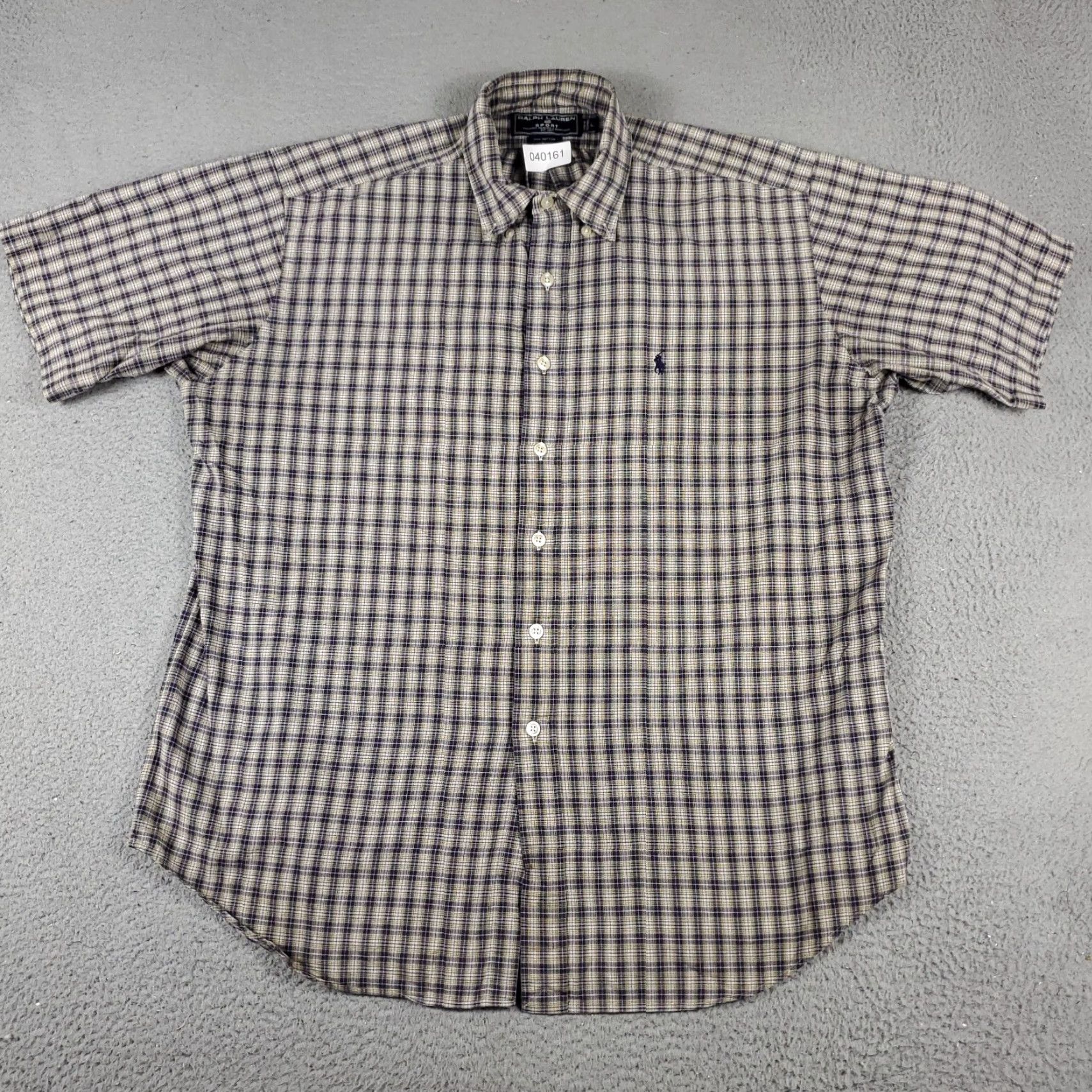 Ralph Lauren Ralph Lauren Shirt Mens Large Multicolor Plaid Polo Button-Up Short Sleeve Casual Classic 90s Preppy Mens Size US L / EU 52-54 / 3 - 3 Thumbnail