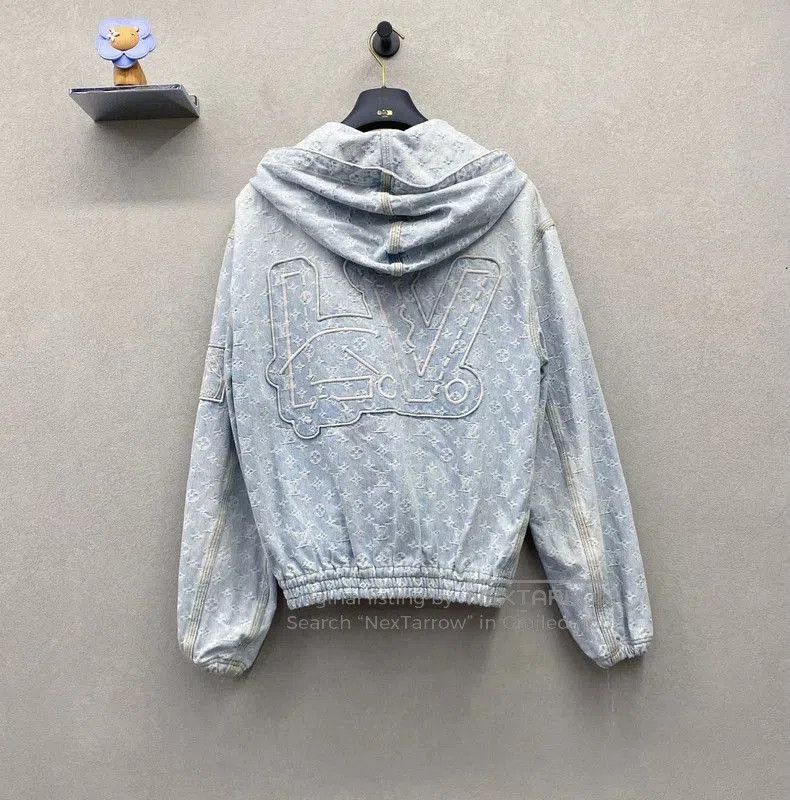 Louis Vuitton LV x NBA Blue Jacket Coat. Size US L / EU 52-54 / 3 - 4 Thumbnail