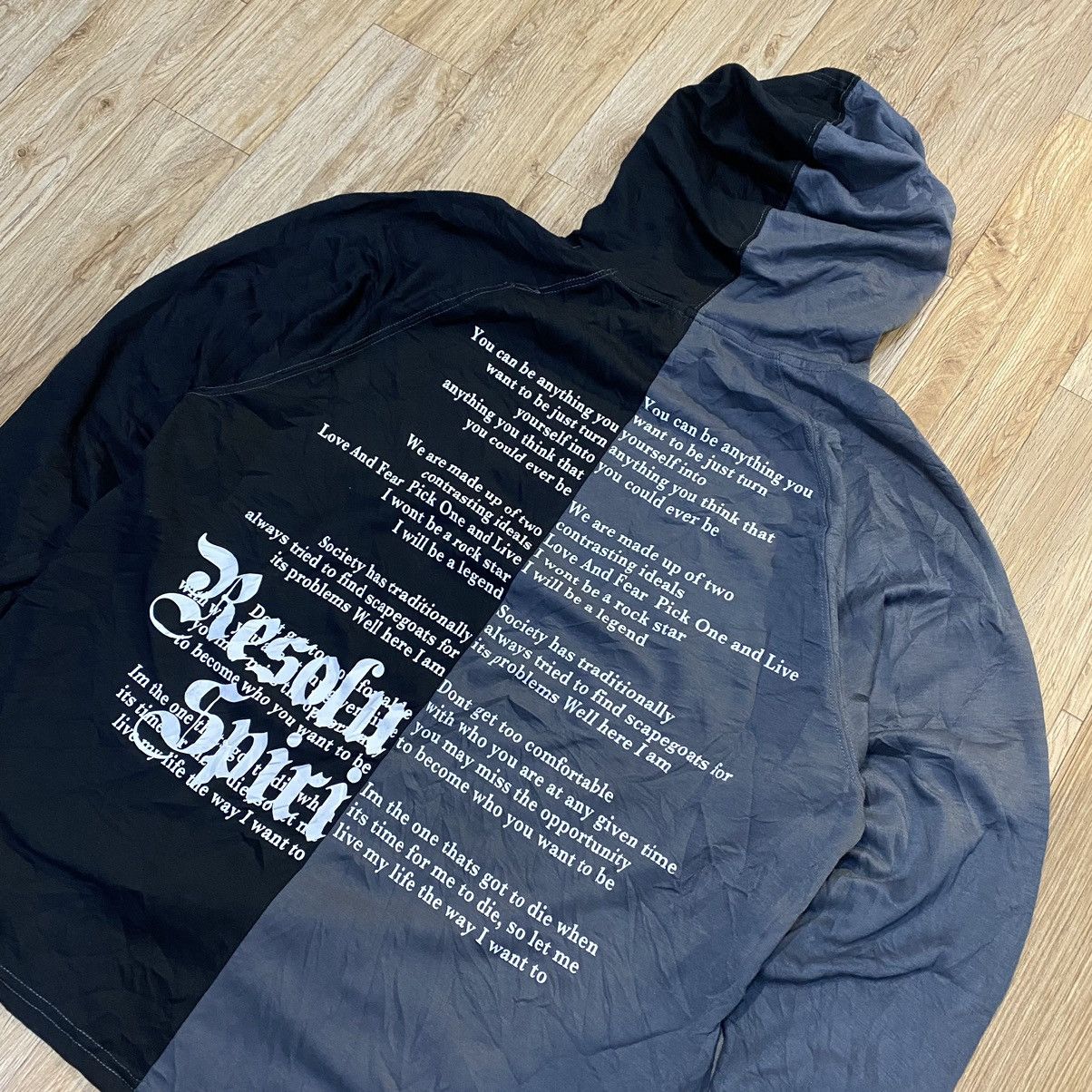 Beaumere 2000s Beaumere Punk Style Poem Hoodie Size US L / EU 52-54 / 3 - 2 Thumbnail